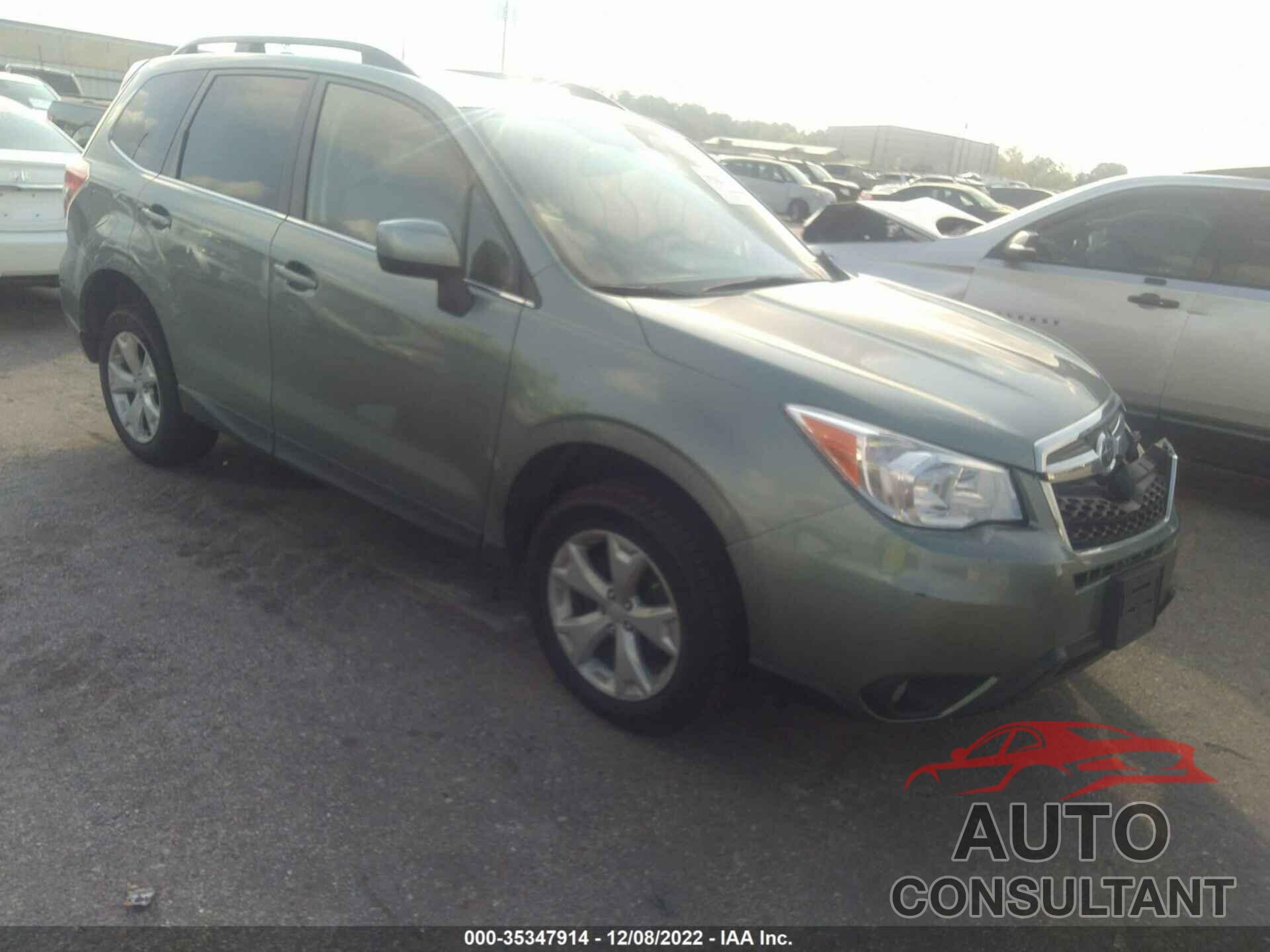 SUBARU FORESTER 2016 - JF2SJAHC9GH495807