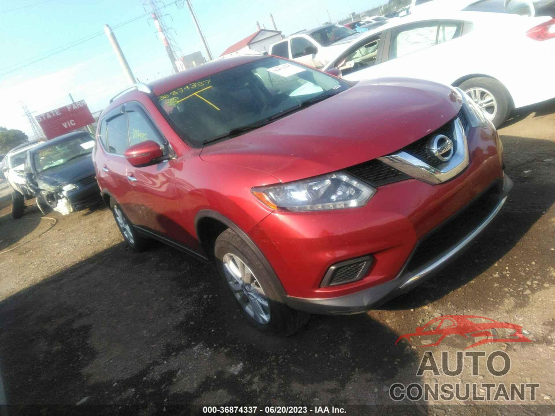 NISSAN ROGUE 2016 - KNMAT2MV0GP619941