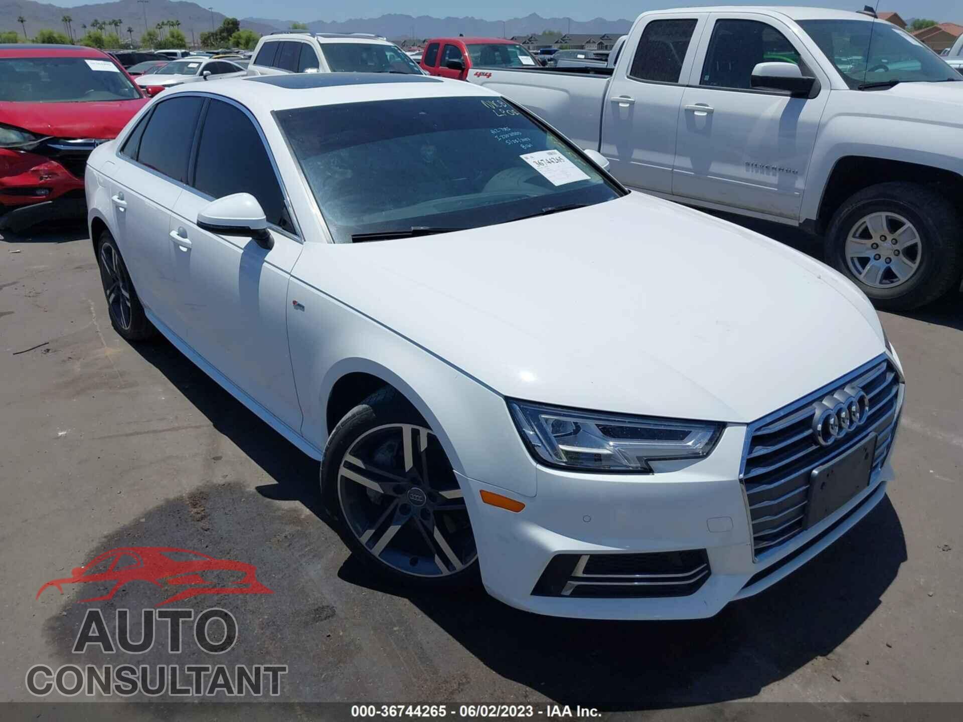 AUDI A4 2017 - WAULNAF43HN009544