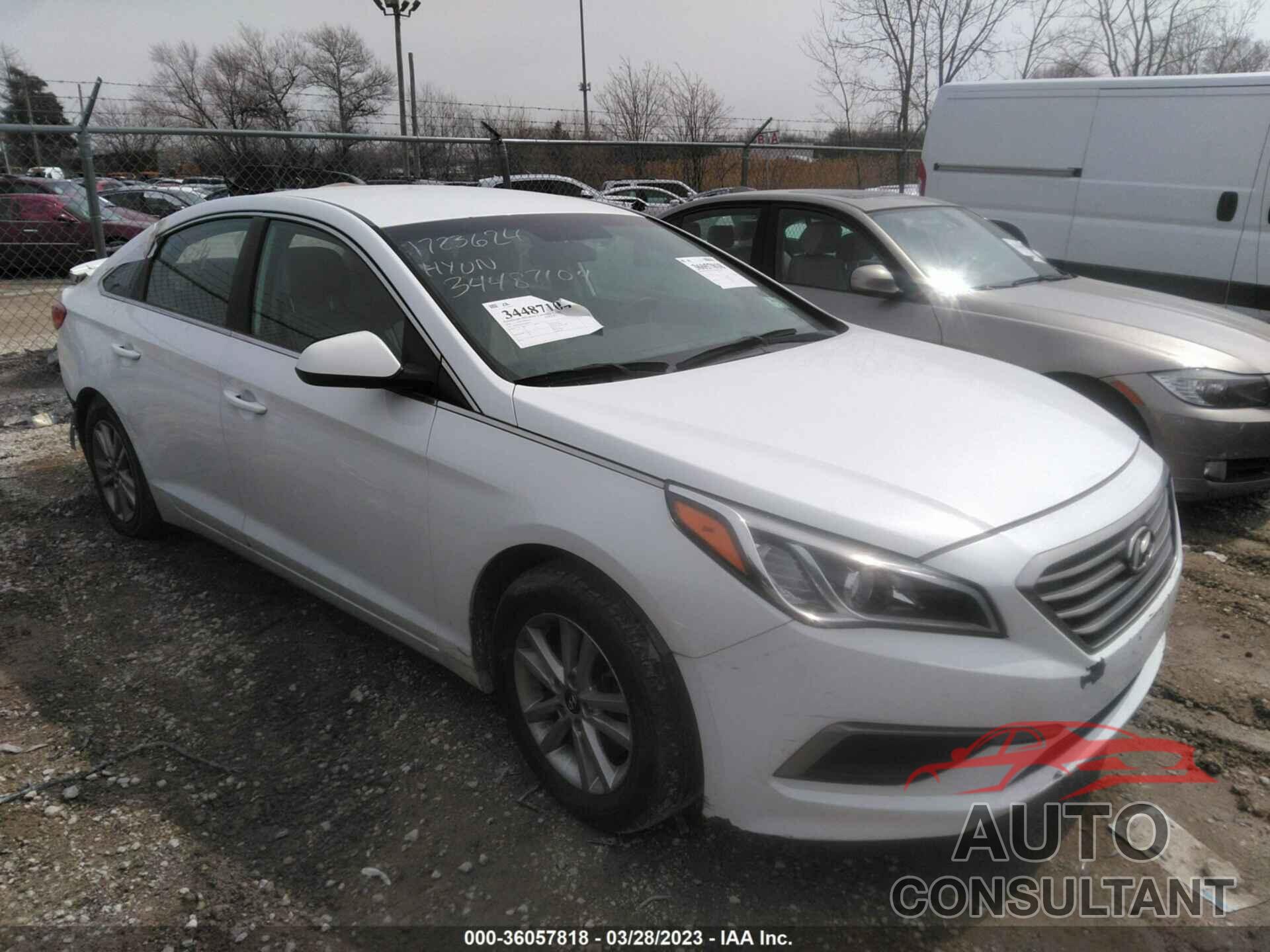 HYUNDAI SONATA 2016 - 5NPE24AF5GH402412