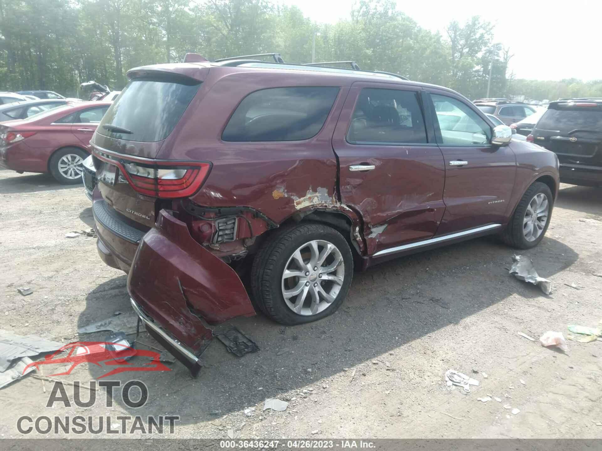 DODGE DURANGO 2017 - 1C4RDJEG9HC748926