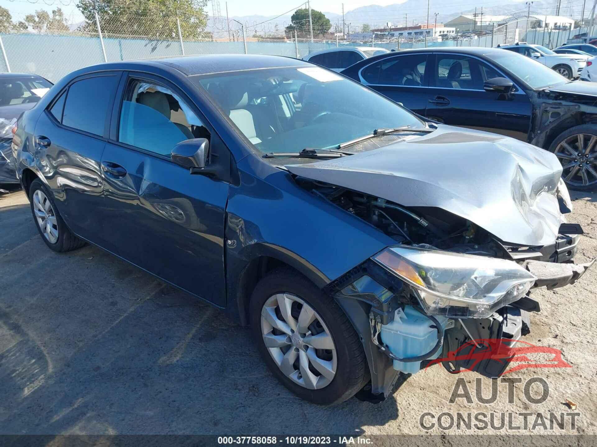 TOYOTA COROLLA 2016 - 2T1BURHE9GC691627