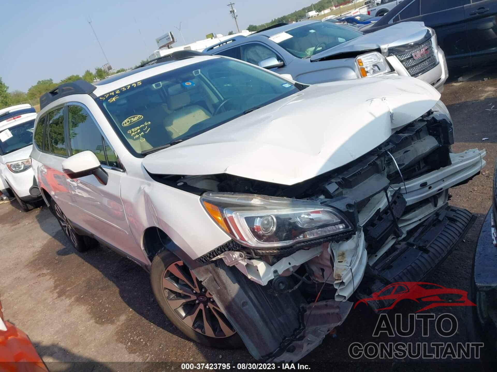 SUBARU OUTBACK 2016 - 4S4BSENC9G3230949