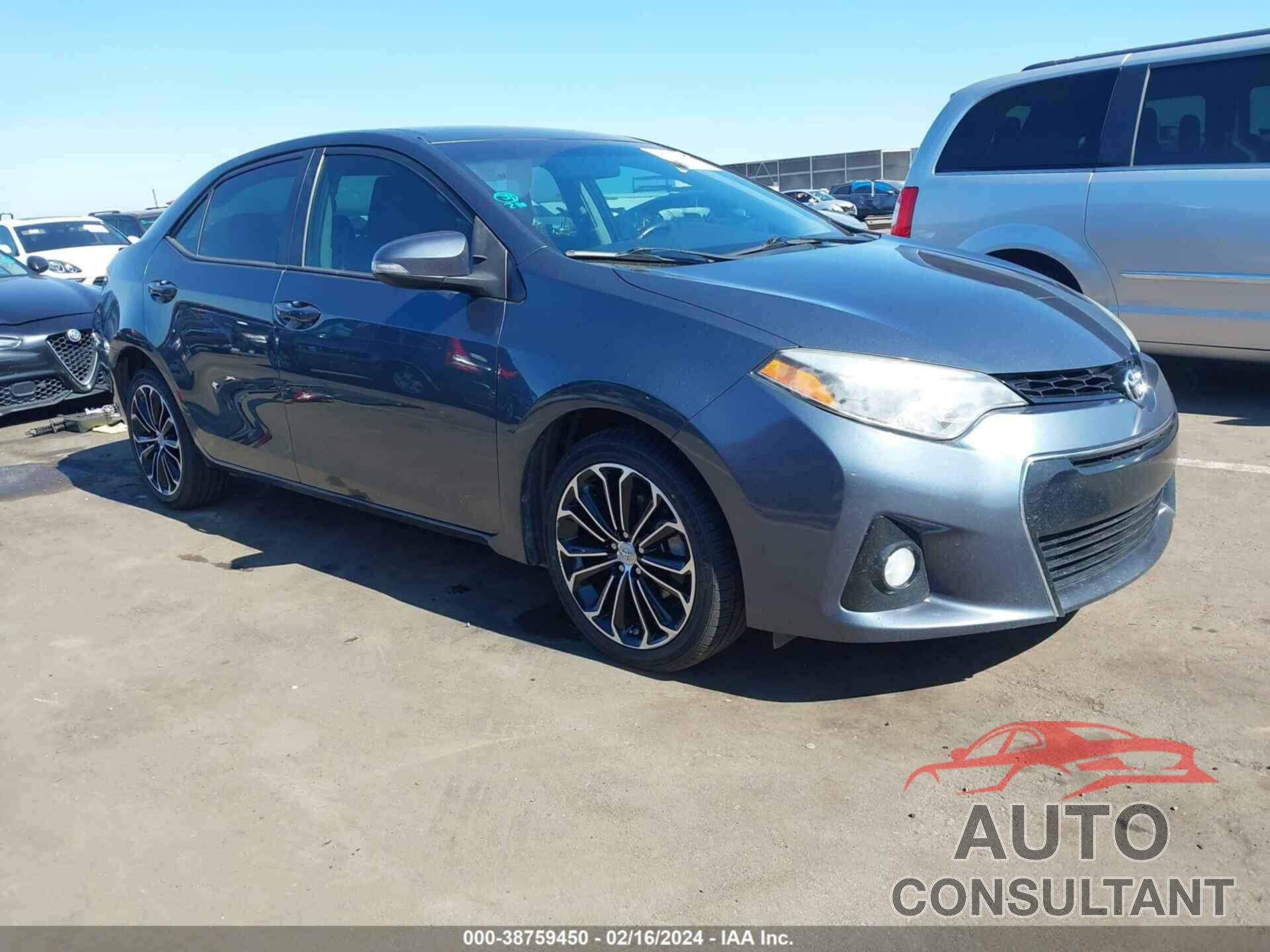 TOYOTA COROLLA 2016 - 2T1BURHE3GC659000