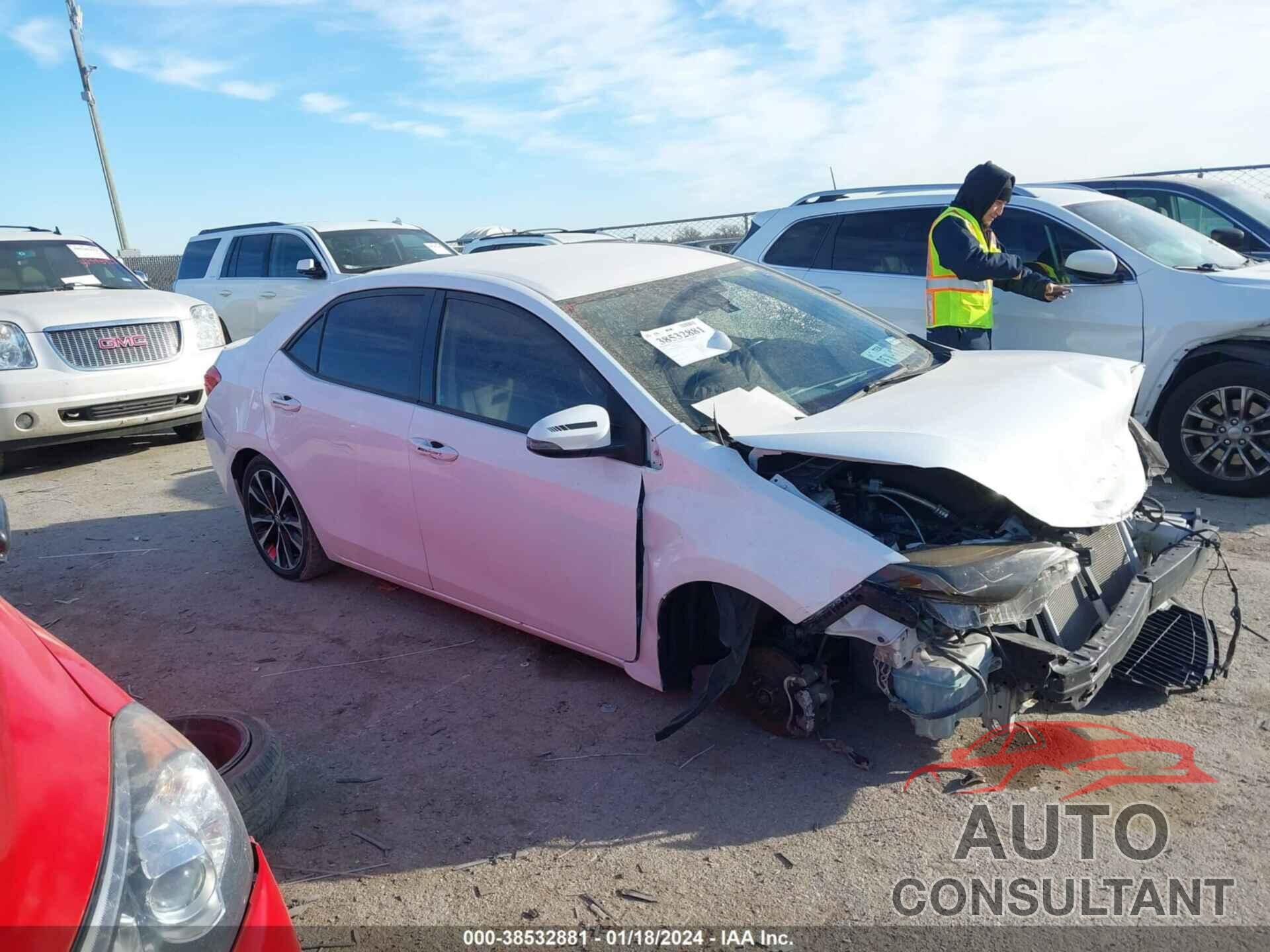 TOYOTA COROLLA 2017 - 2T1BURHE4HC920569