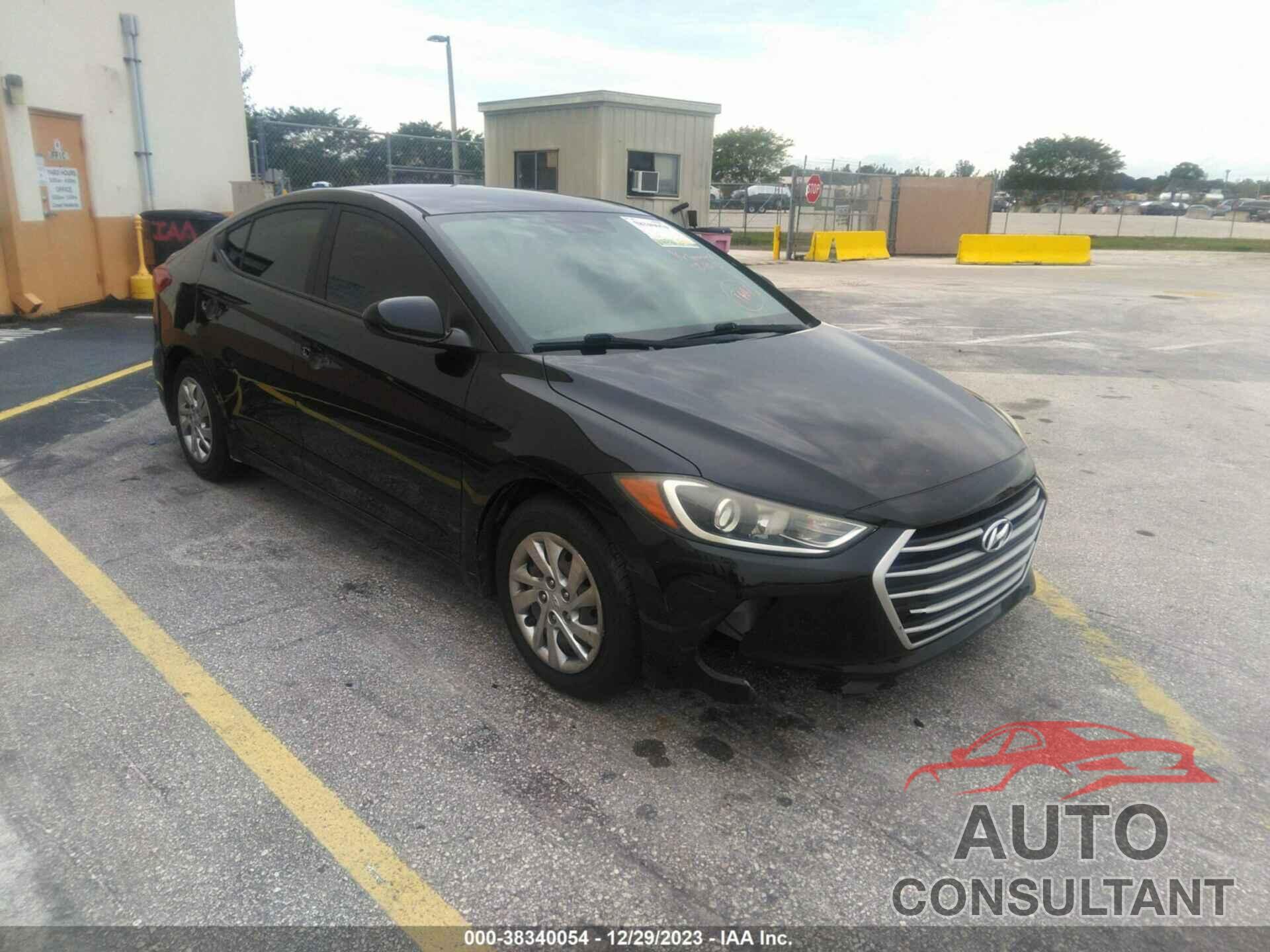 HYUNDAI ELANTRA 2017 - KMHD74LF4HU423703