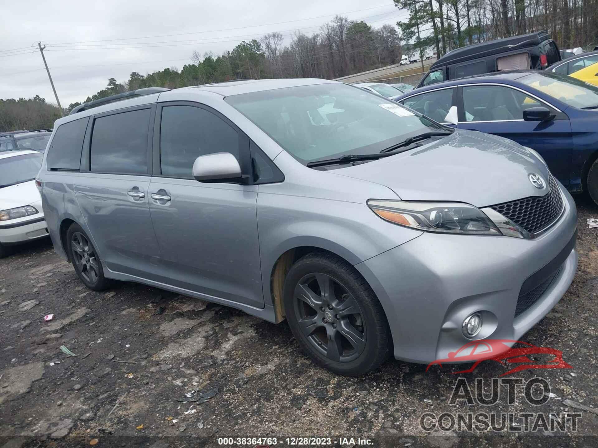 TOYOTA SIENNA 2017 - 5TDXZ3DC5HS792844