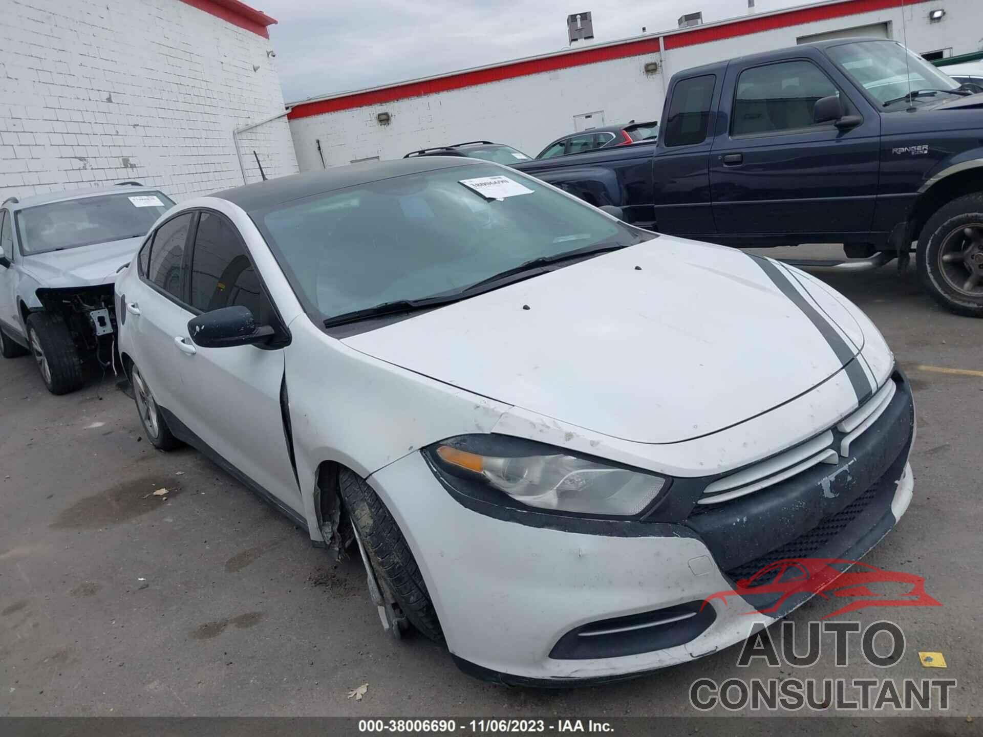 DODGE DART 2015 - 1C3CDFAAXFD344890