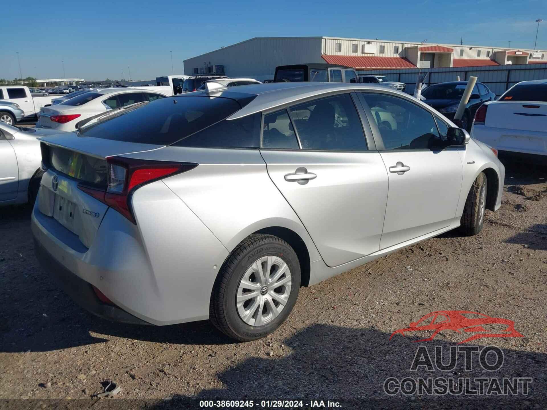 TOYOTA PRIUS 2020 - JTDKARFU8L3114321