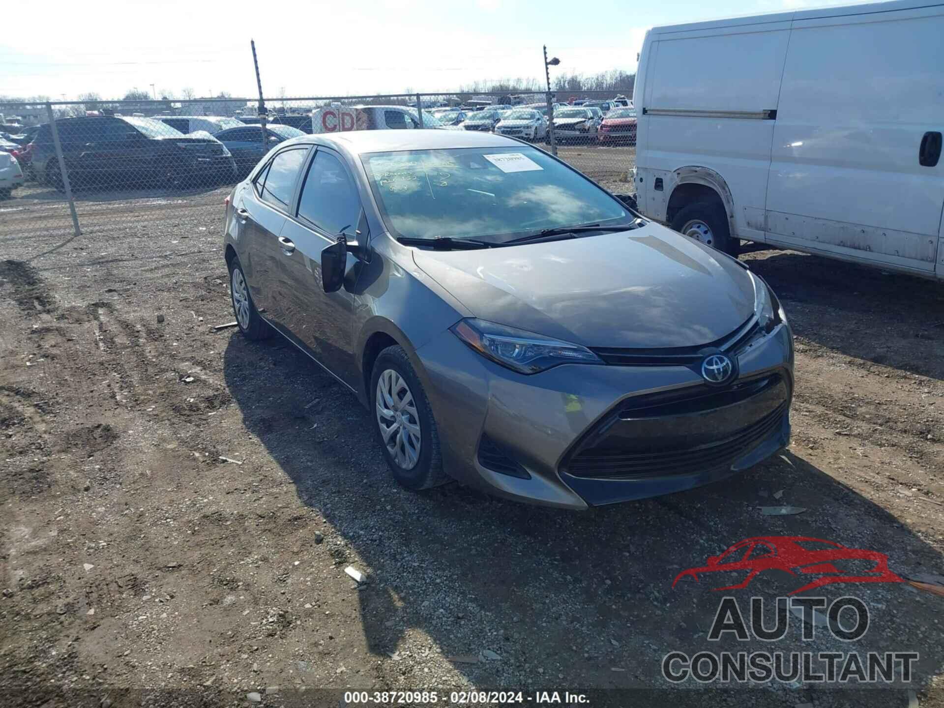TOYOTA COROLLA 2019 - 2T1BURHE6KC178103