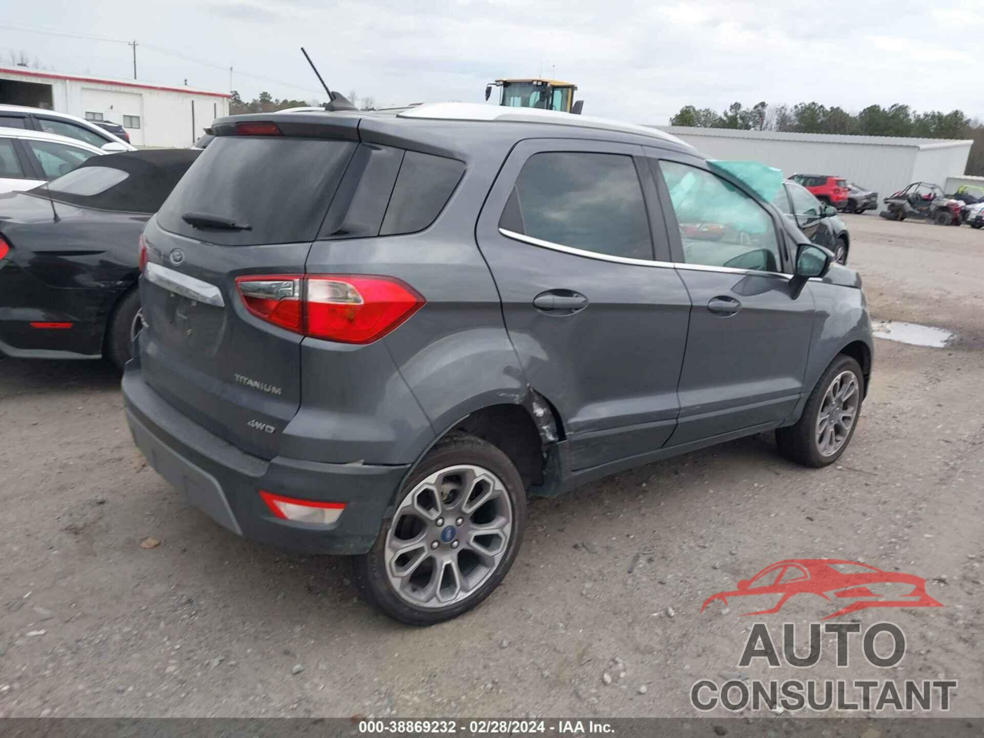 FORD ECOSPORT 2019 - MAJ6S3KL7KC287146