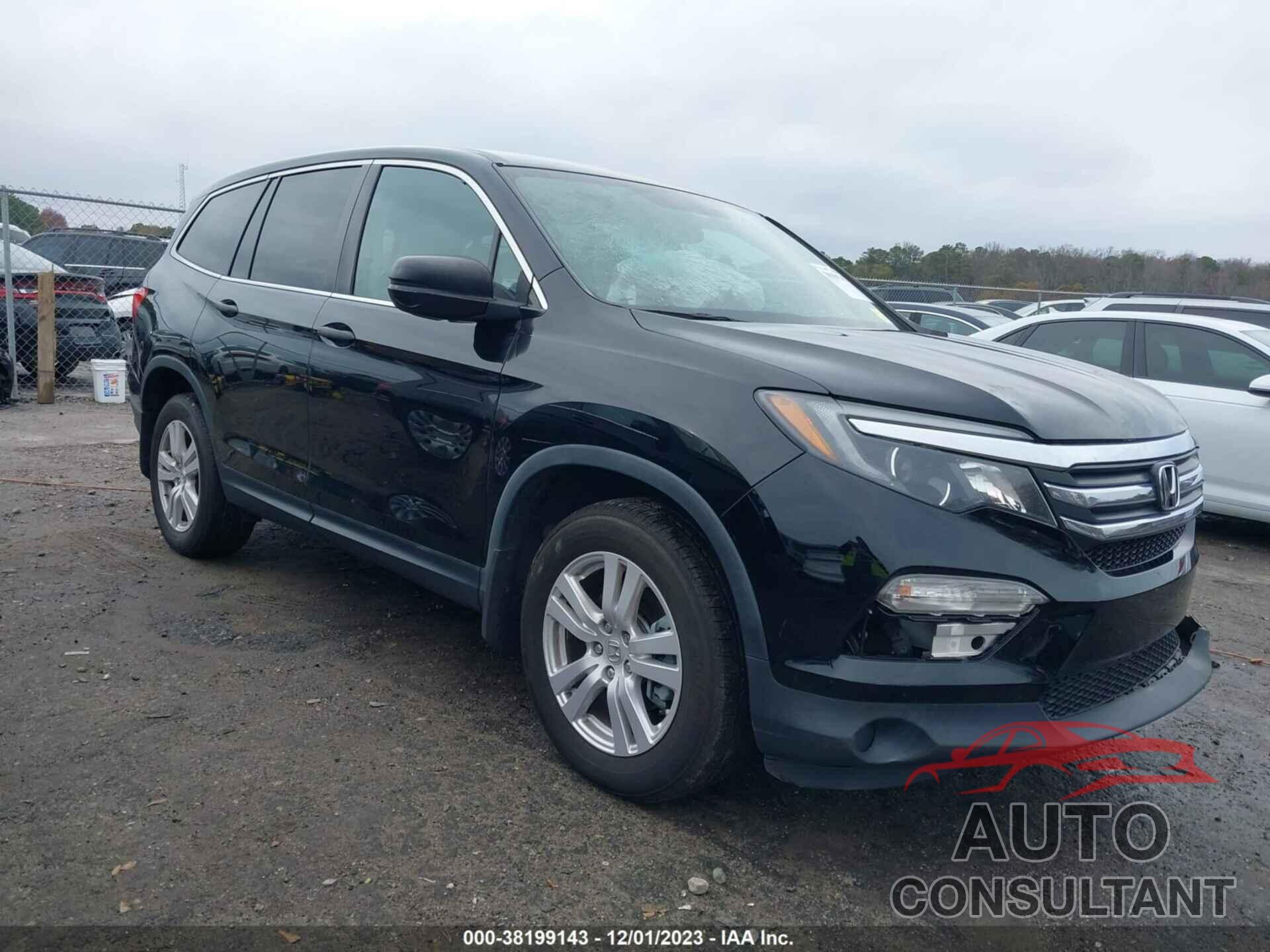 HONDA PILOT 2018 - 5FNYF5H17JB013360