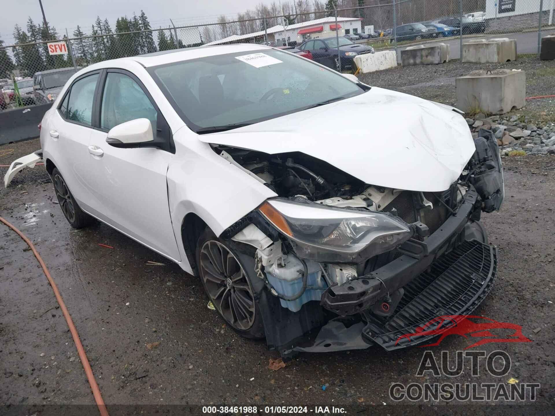 TOYOTA COROLLA 2016 - 2T1BURHE7GC651272
