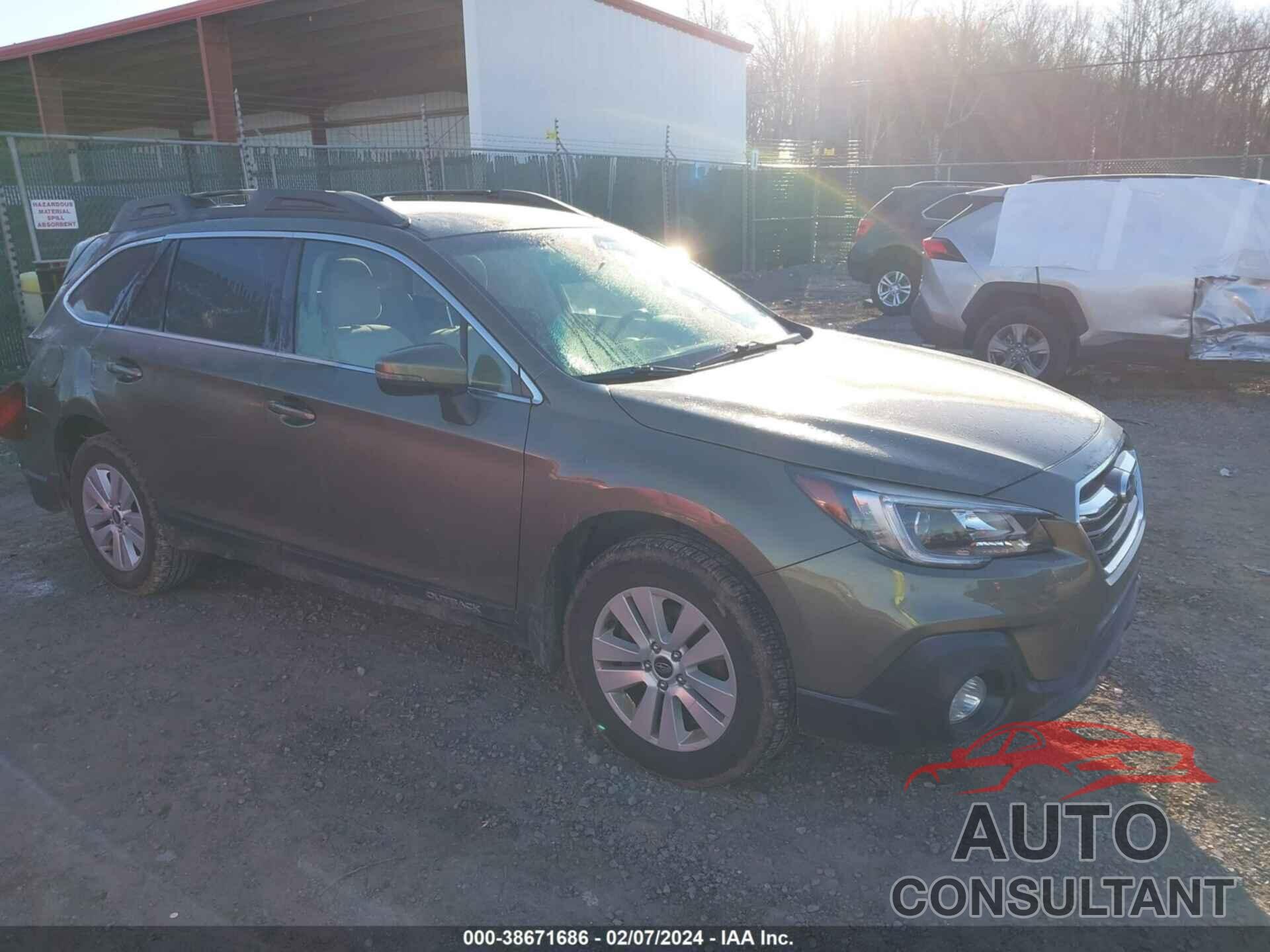 SUBARU OUTBACK 2019 - 4S4BSAFC4K3261347