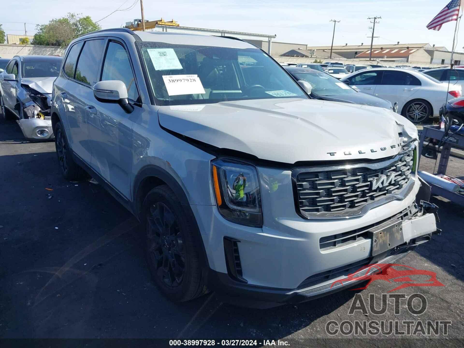 KIA TELLURIDE 2022 - 5XYP3DHC3NG273933