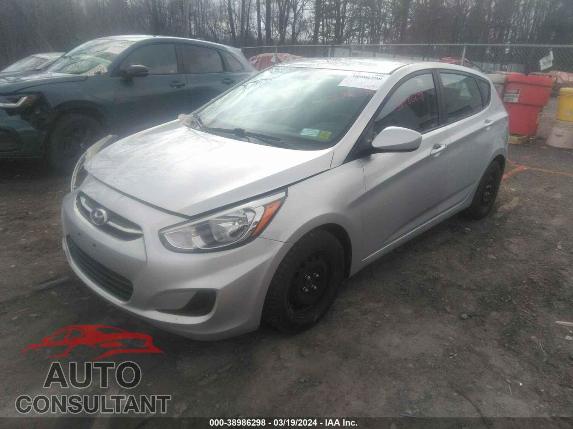 HYUNDAI ACCENT 2017 - KMHCT5AEXHU340929