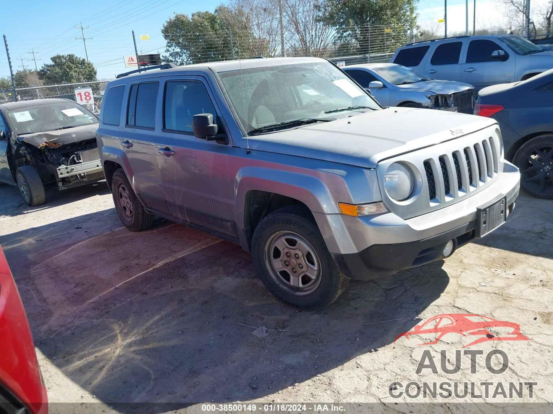 JEEP PATRIOT 2015 - 1C4NJPBA3FD367283