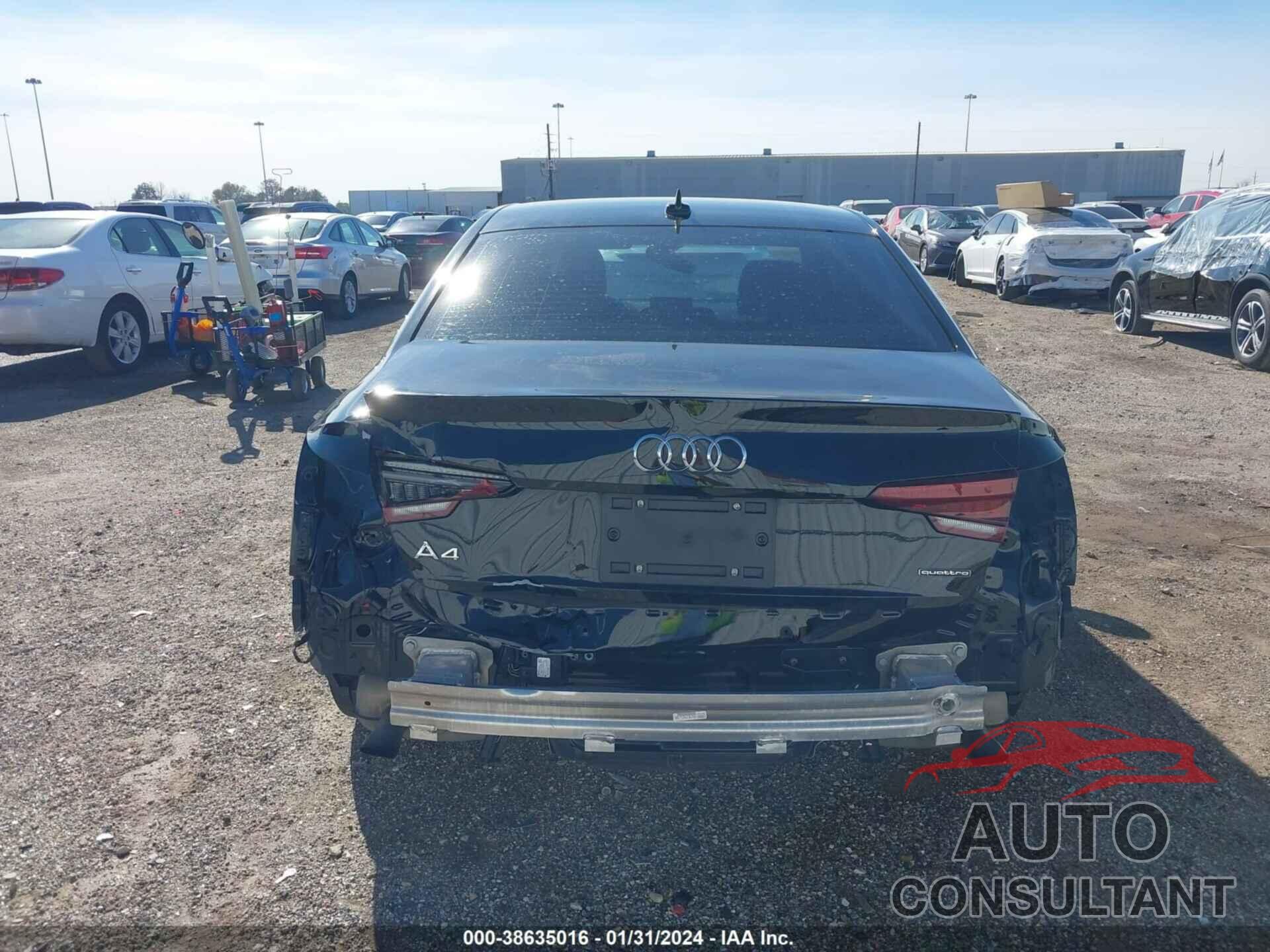 AUDI A4 2019 - WAUDNAF42KA096095