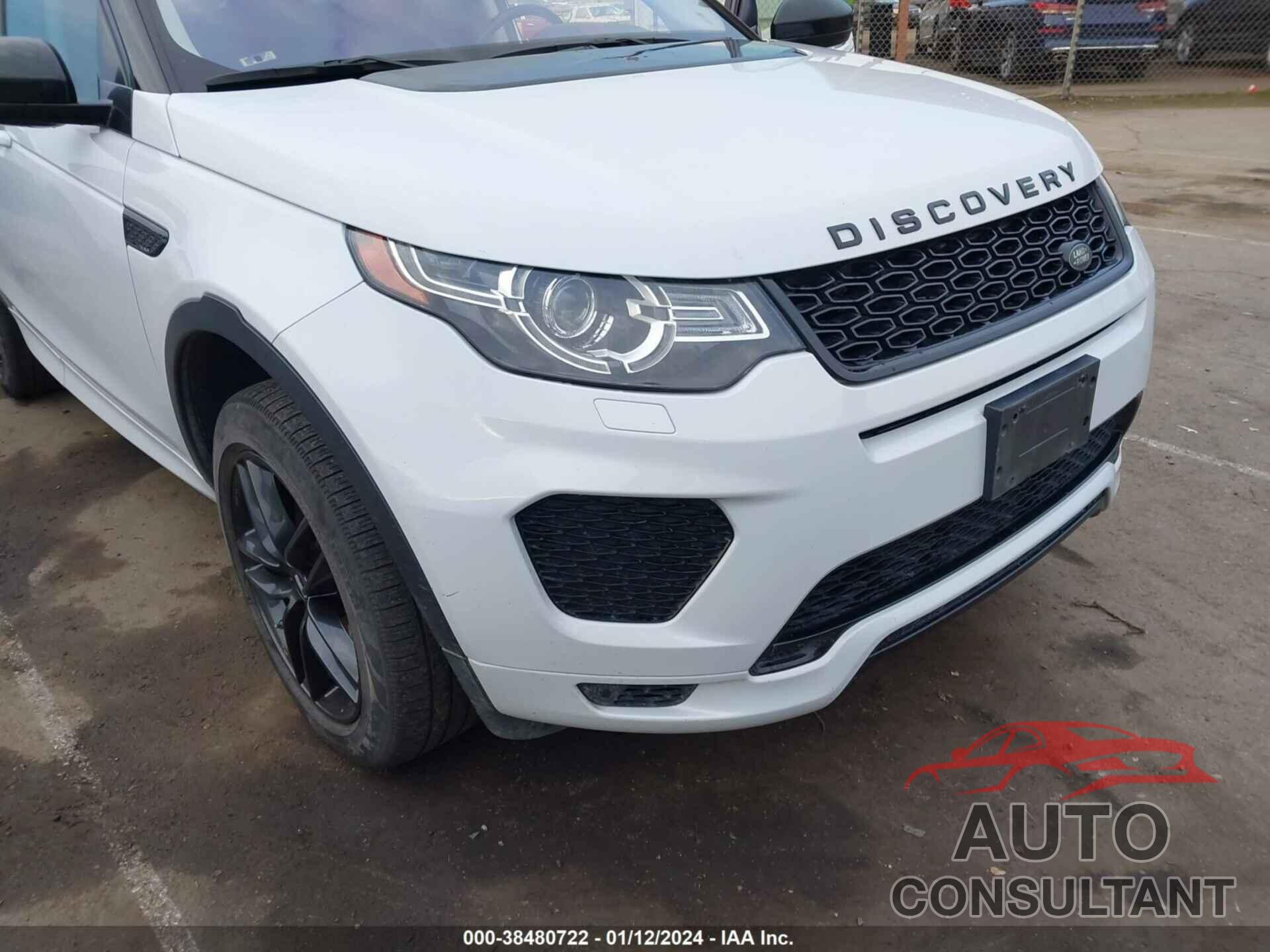 LAND ROVER DISCOVERY SPORT 2018 - SALCT2SX1JH737150