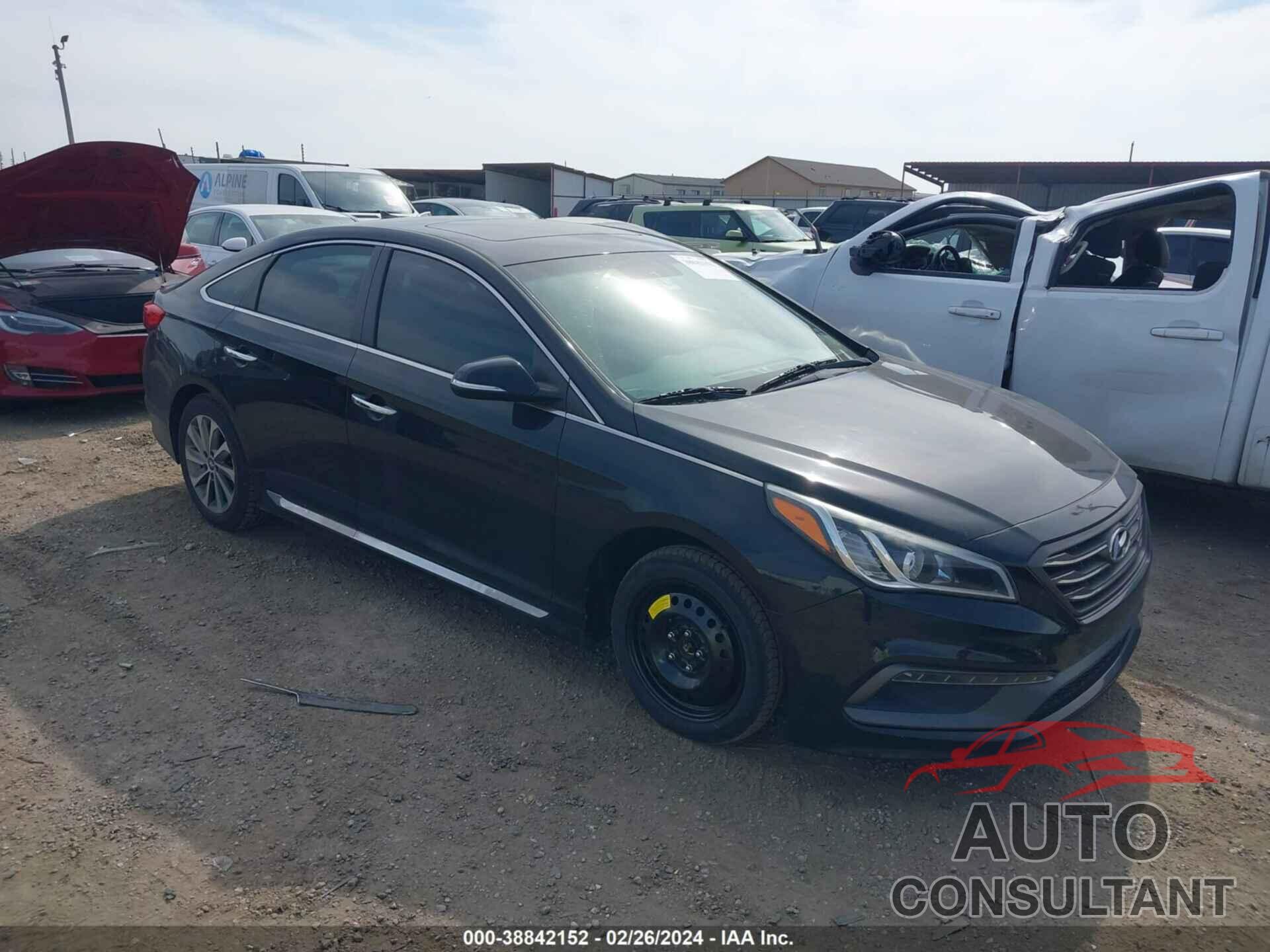 HYUNDAI SONATA 2017 - 5NPE34AFXHH509213