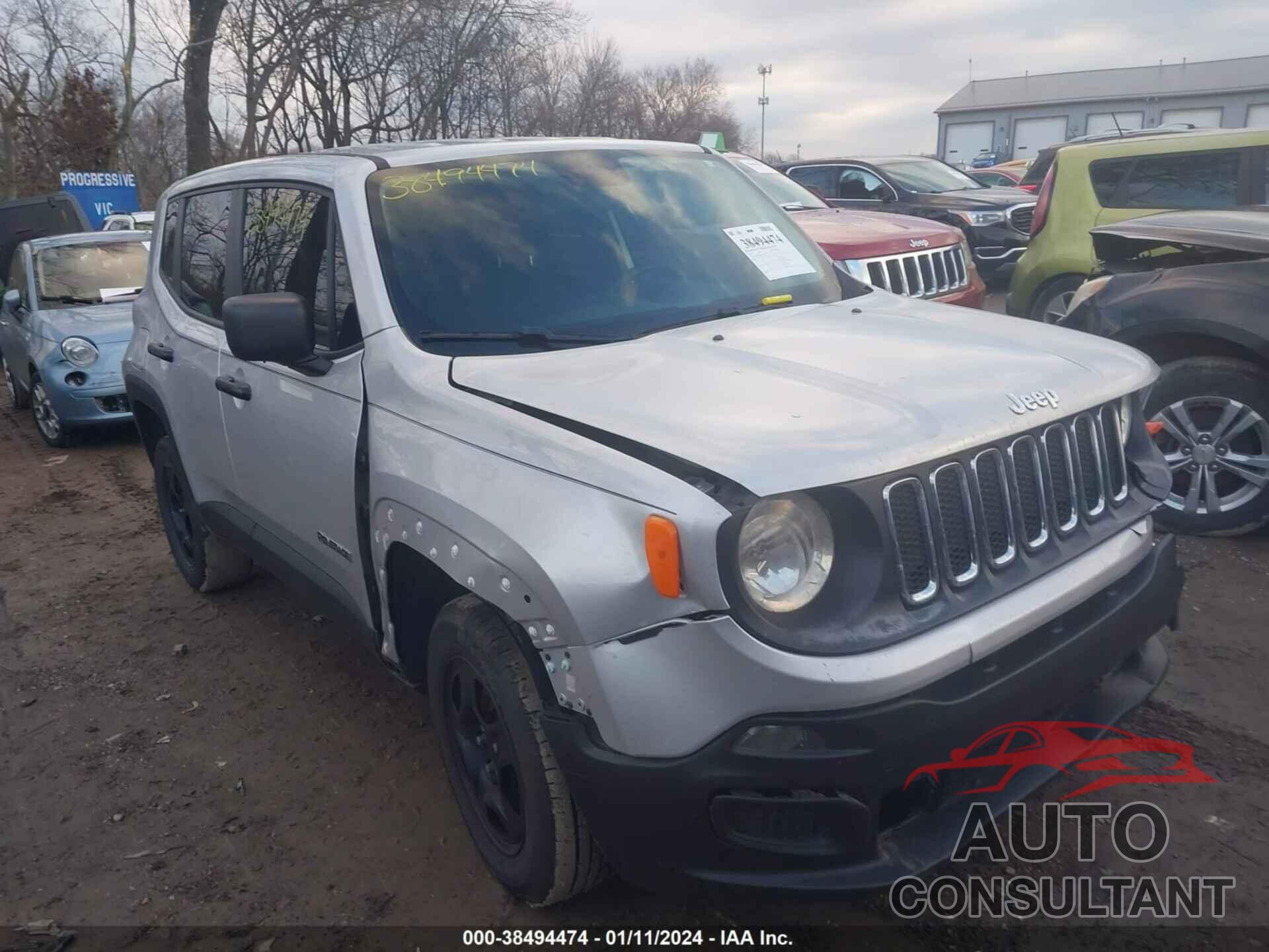 JEEP RENEGADE 2016 - ZACCJBAT8GPD47014