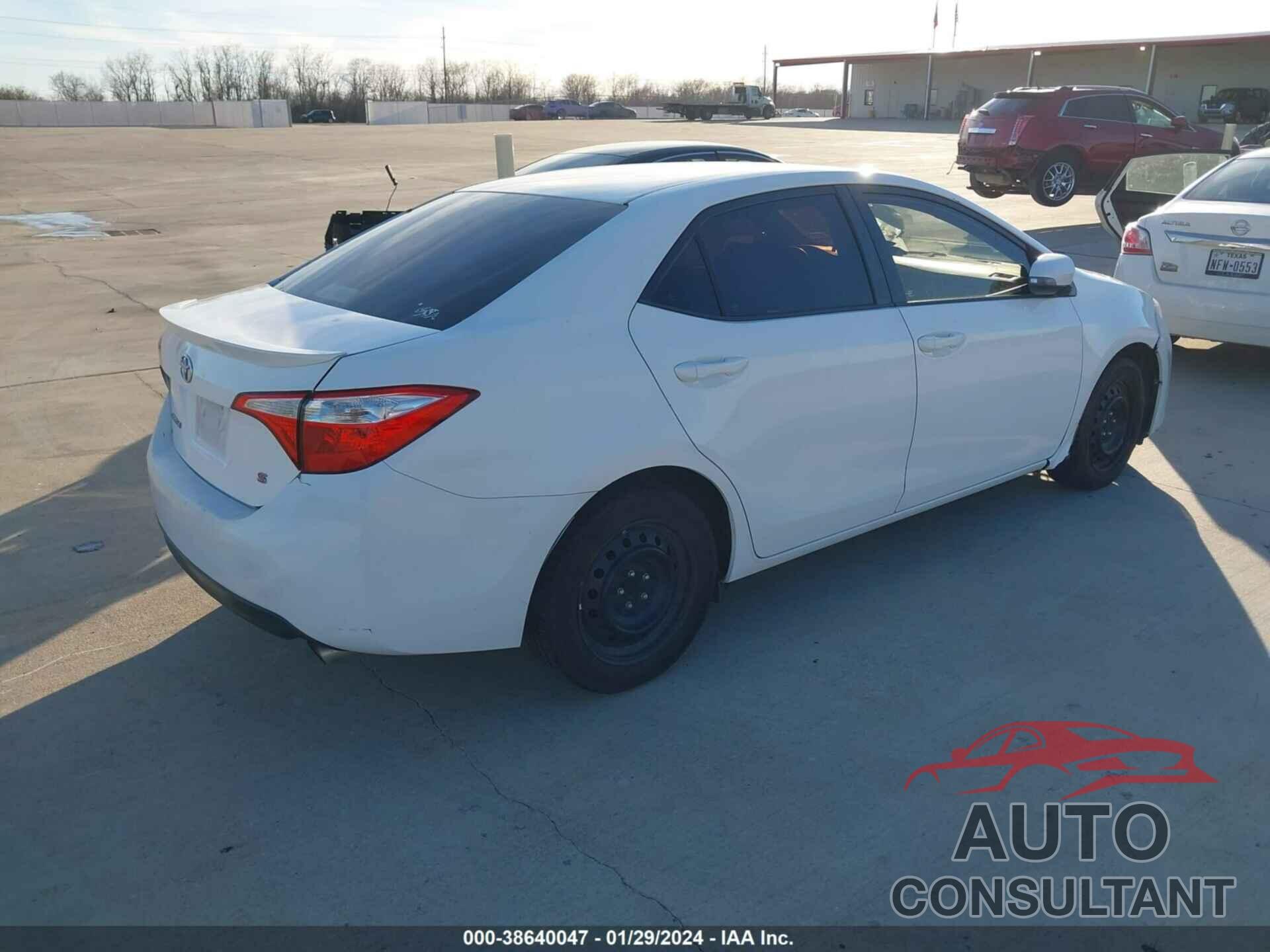 TOYOTA COROLLA 2016 - 5YFBURHE7GP440928