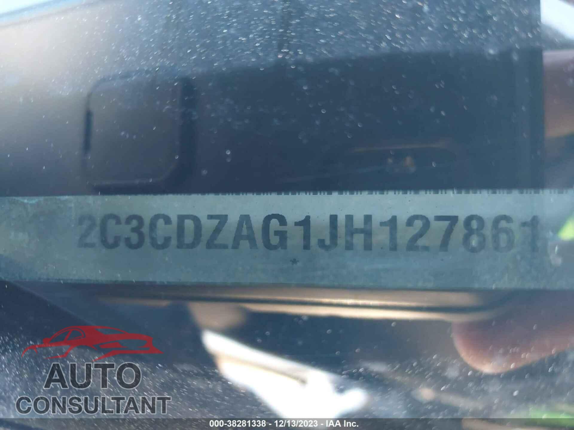 DODGE CHALLENGER 2018 - 2C3CDZAG1JH127861
