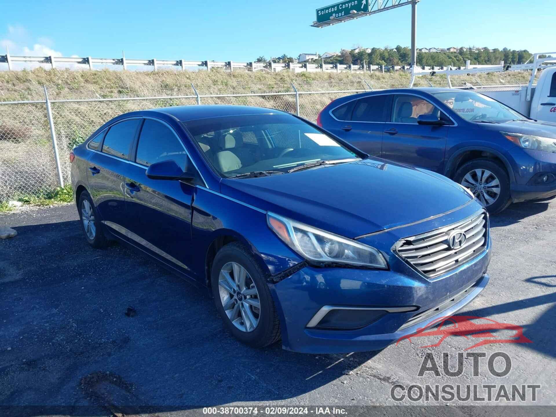 HYUNDAI SONATA 2017 - 5NPE24AF5HH533261