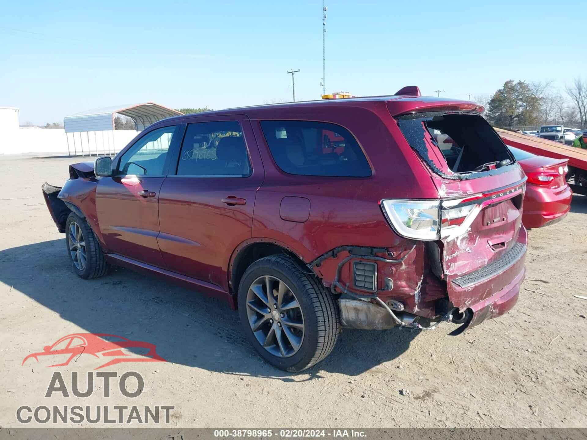 DODGE DURANGO 2018 - 1C4RDJDG8JC393030