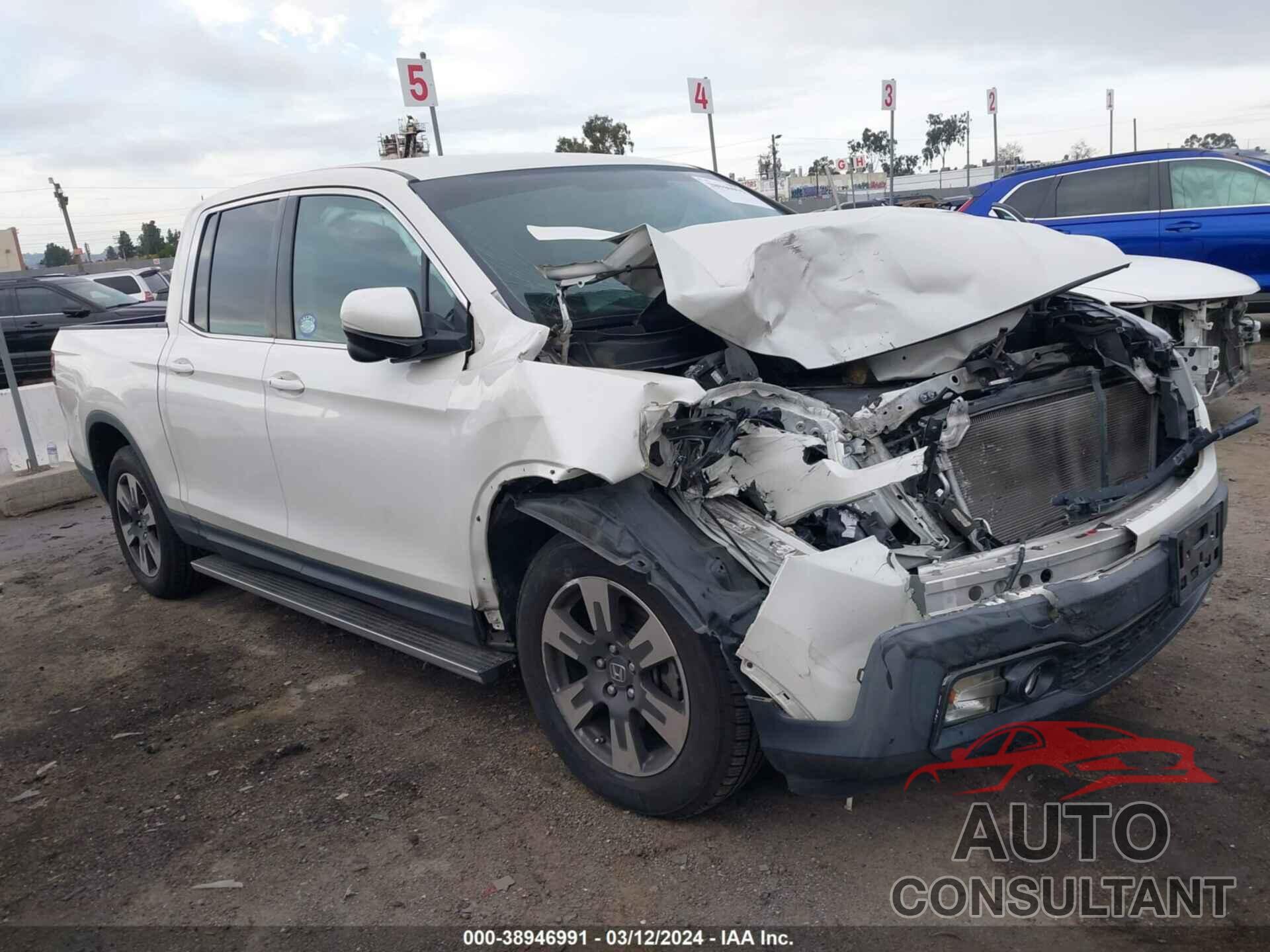 HONDA RIDGELINE 2017 - 5FPYK2F69HB010888