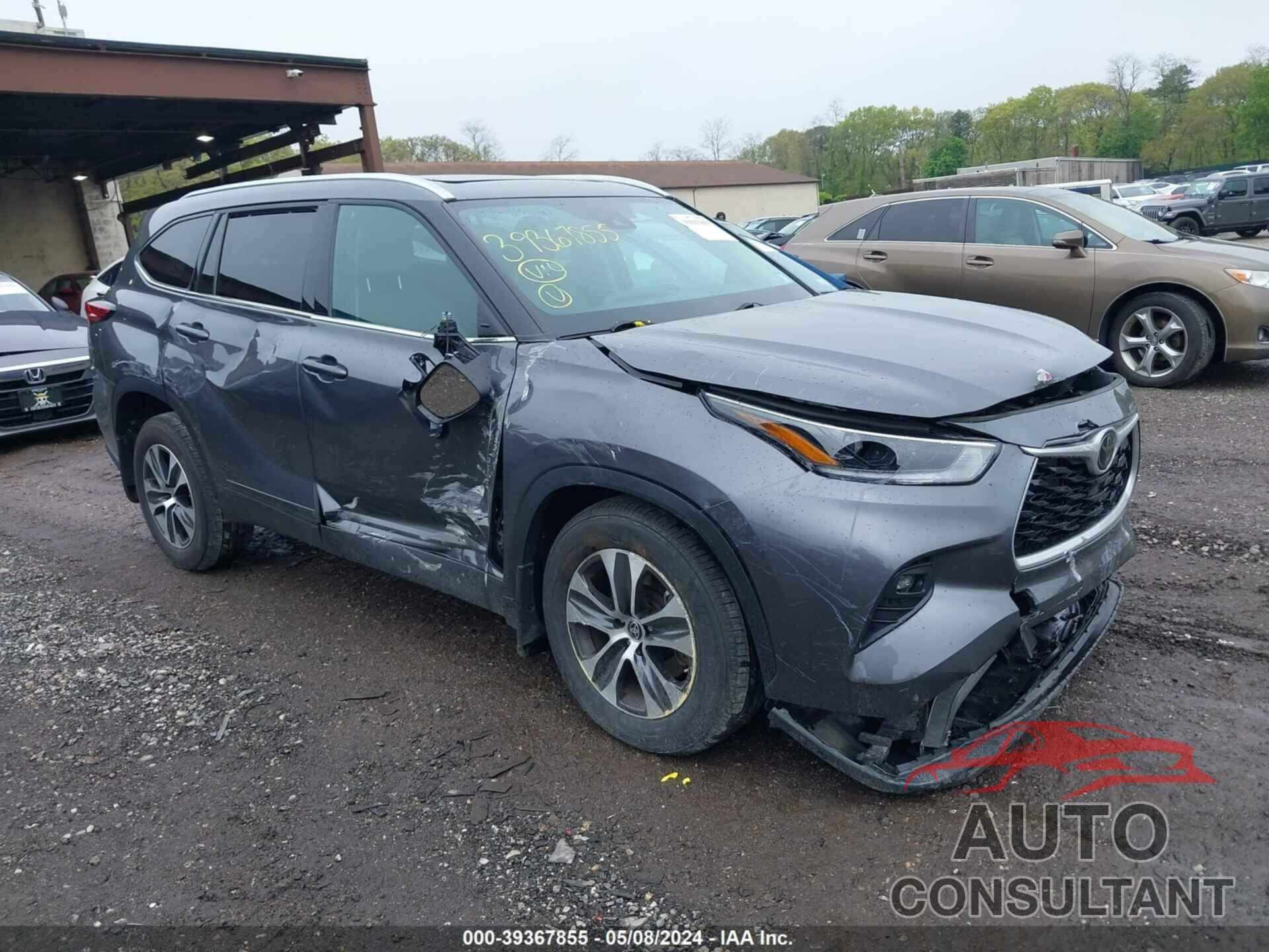 TOYOTA HIGHLANDER 2021 - 5TDGZRBH0MS119455