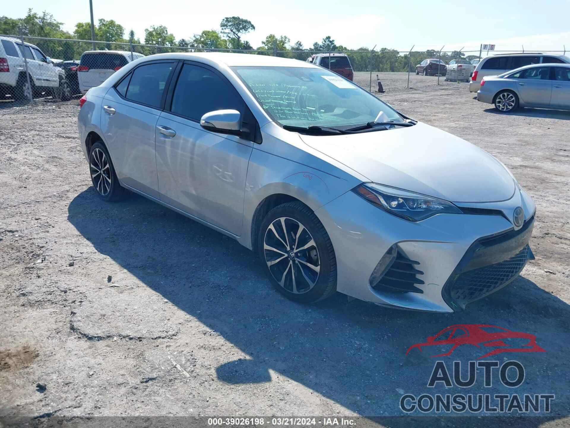 TOYOTA COROLLA 2017 - 5YFBURHE0HP647338