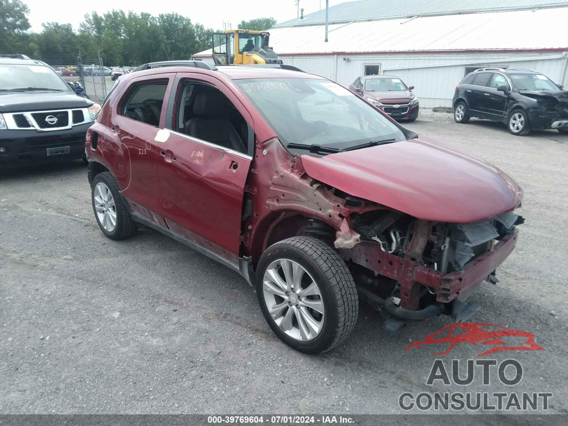 CHEVROLET TRAX 2018 - 3GNCJRSB0JL229979