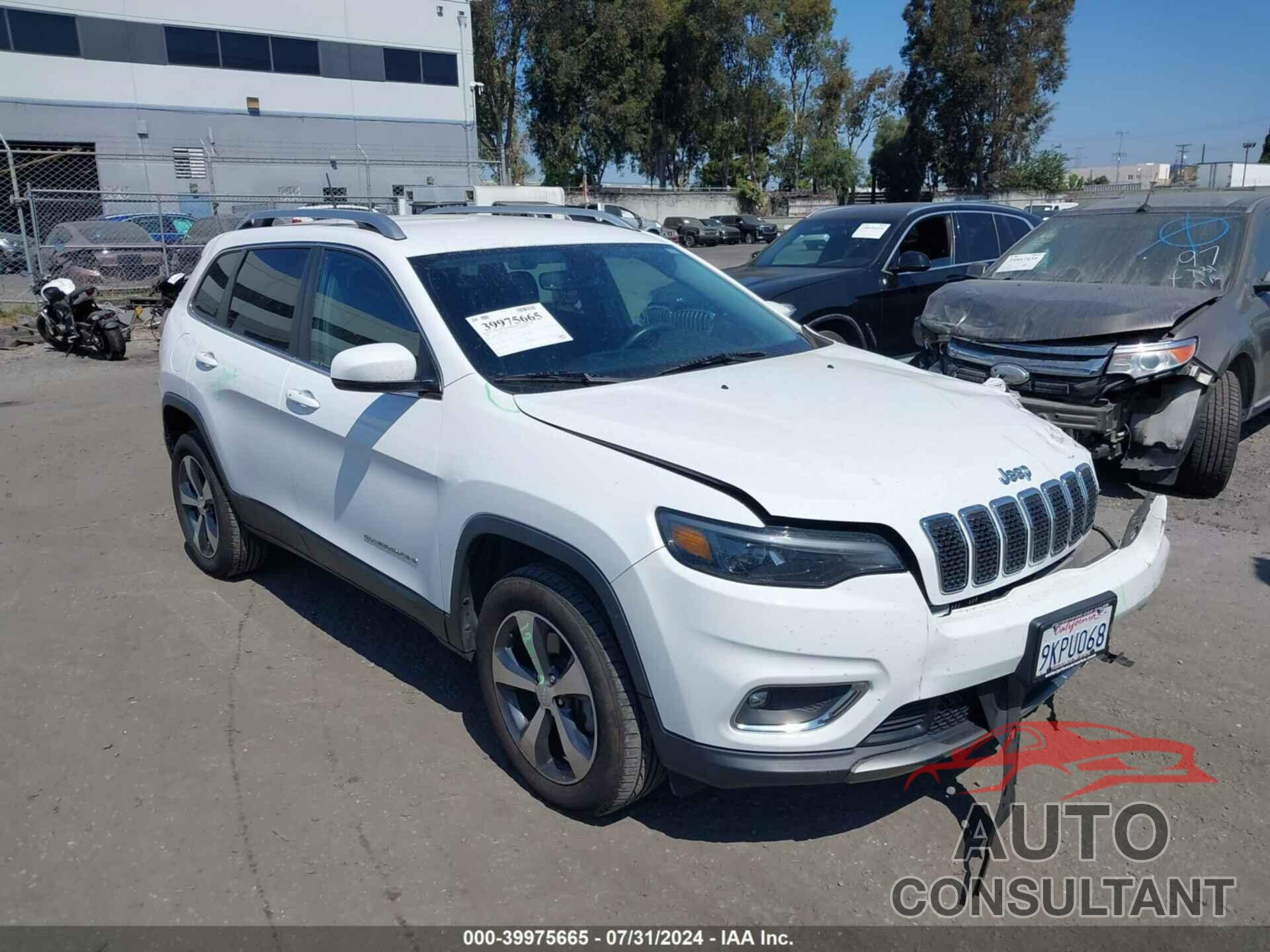 JEEP CHEROKEE 2019 - 1C4PJMDX2KD417884