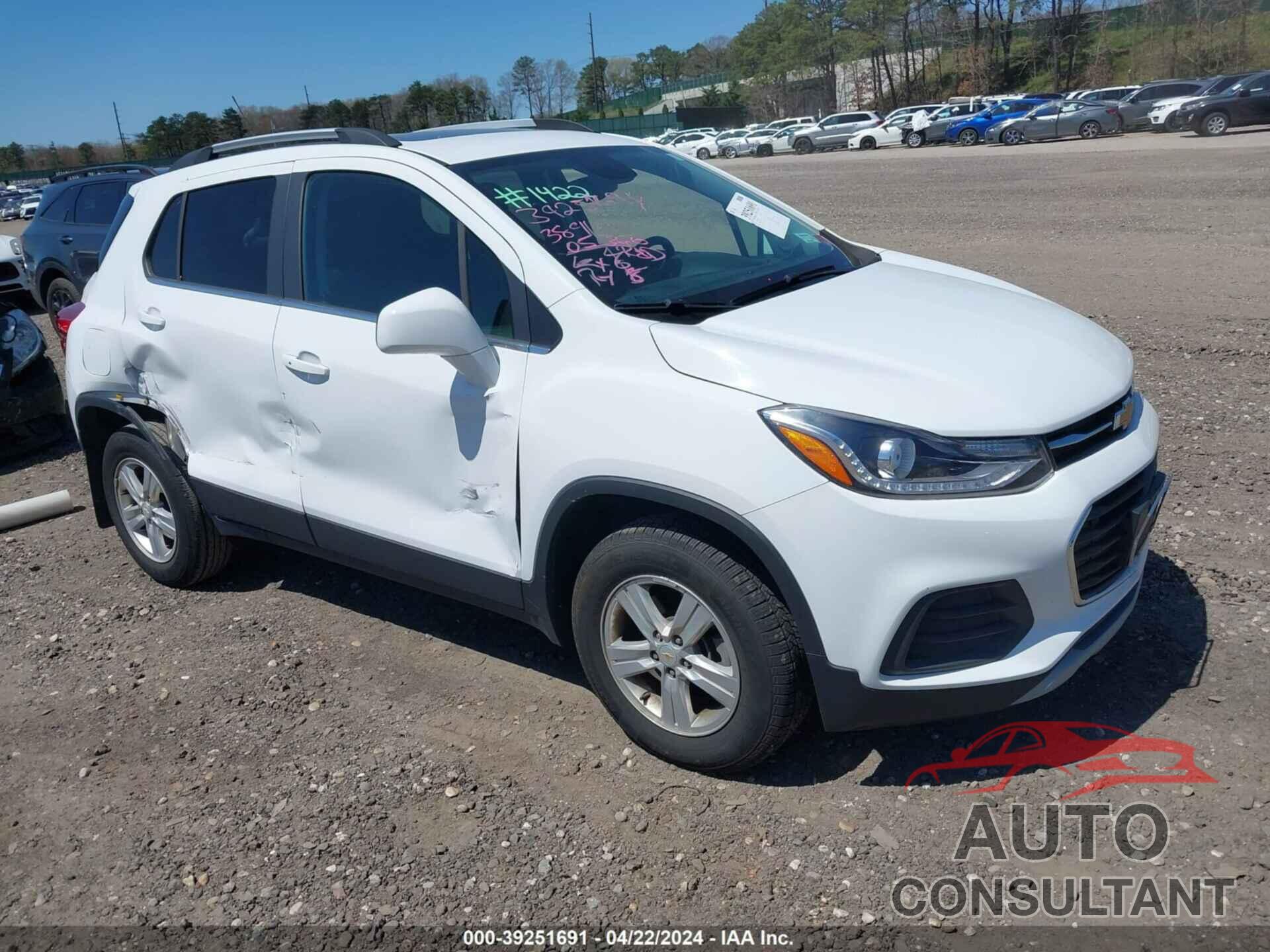 CHEVROLET TRAX 2020 - KL7CJPSB9LB313328