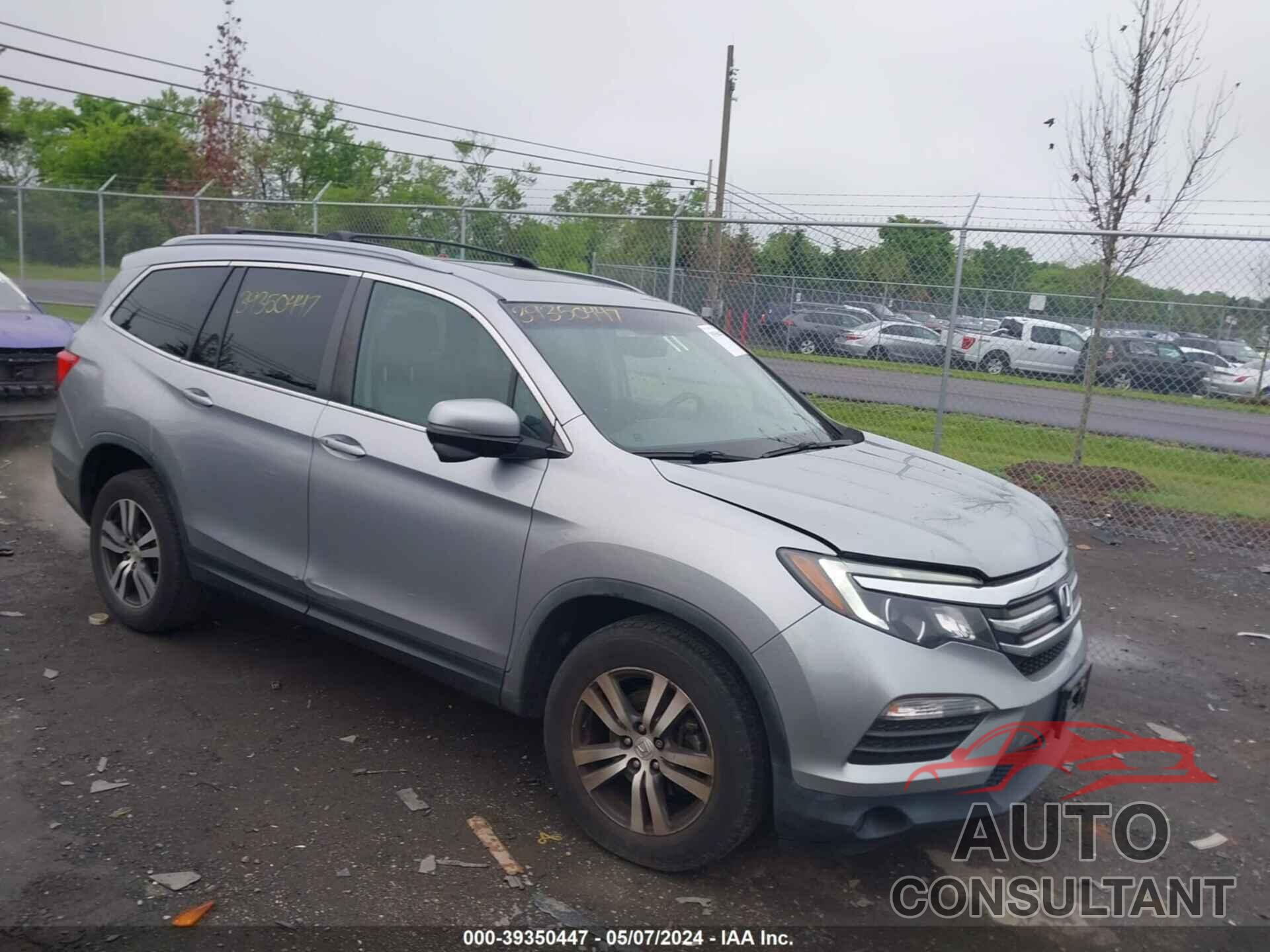 HONDA PILOT 2017 - 5FNYF6H56HB102193