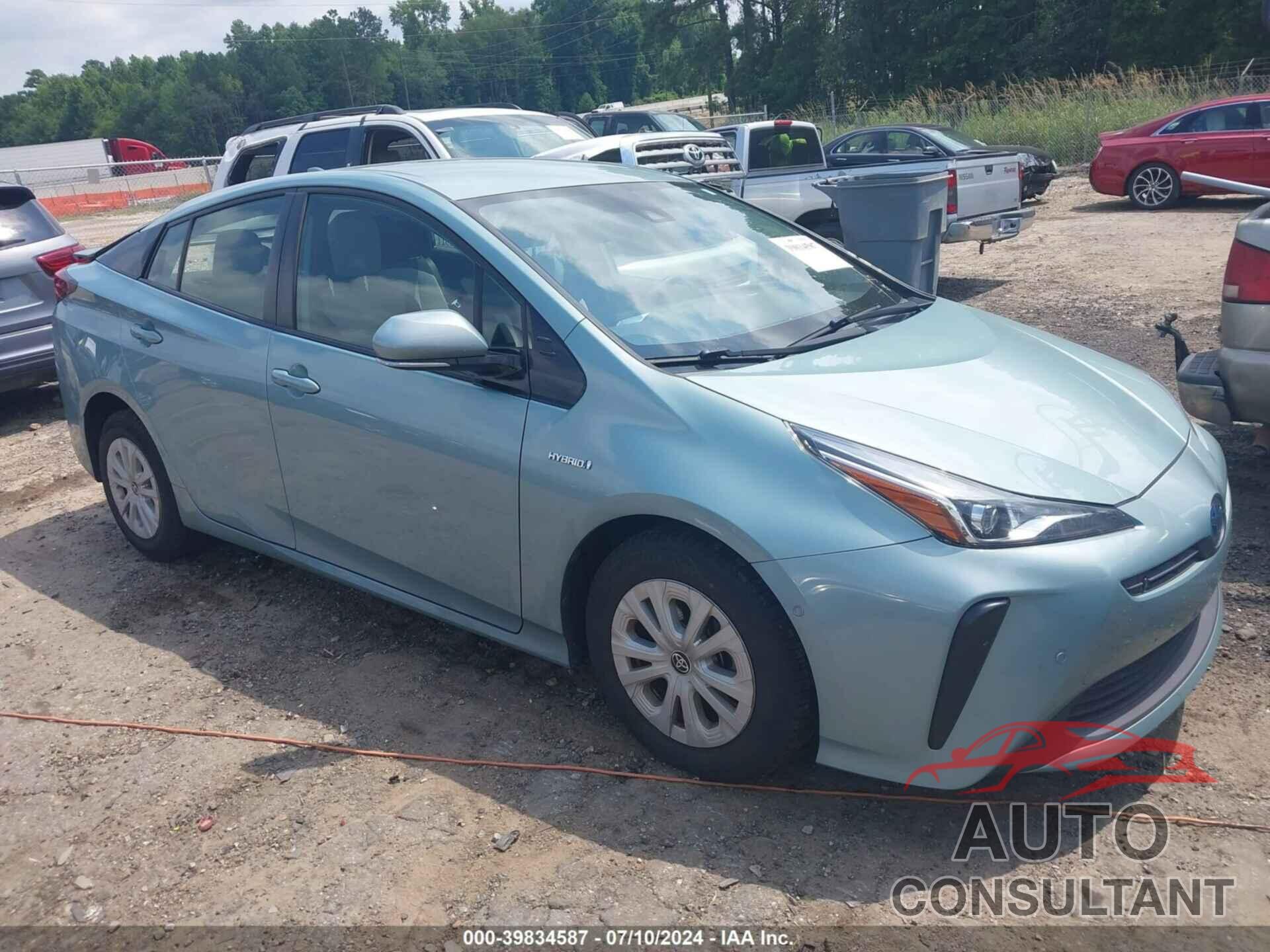 TOYOTA PRIUS 2019 - JTDKARFU0K3100539