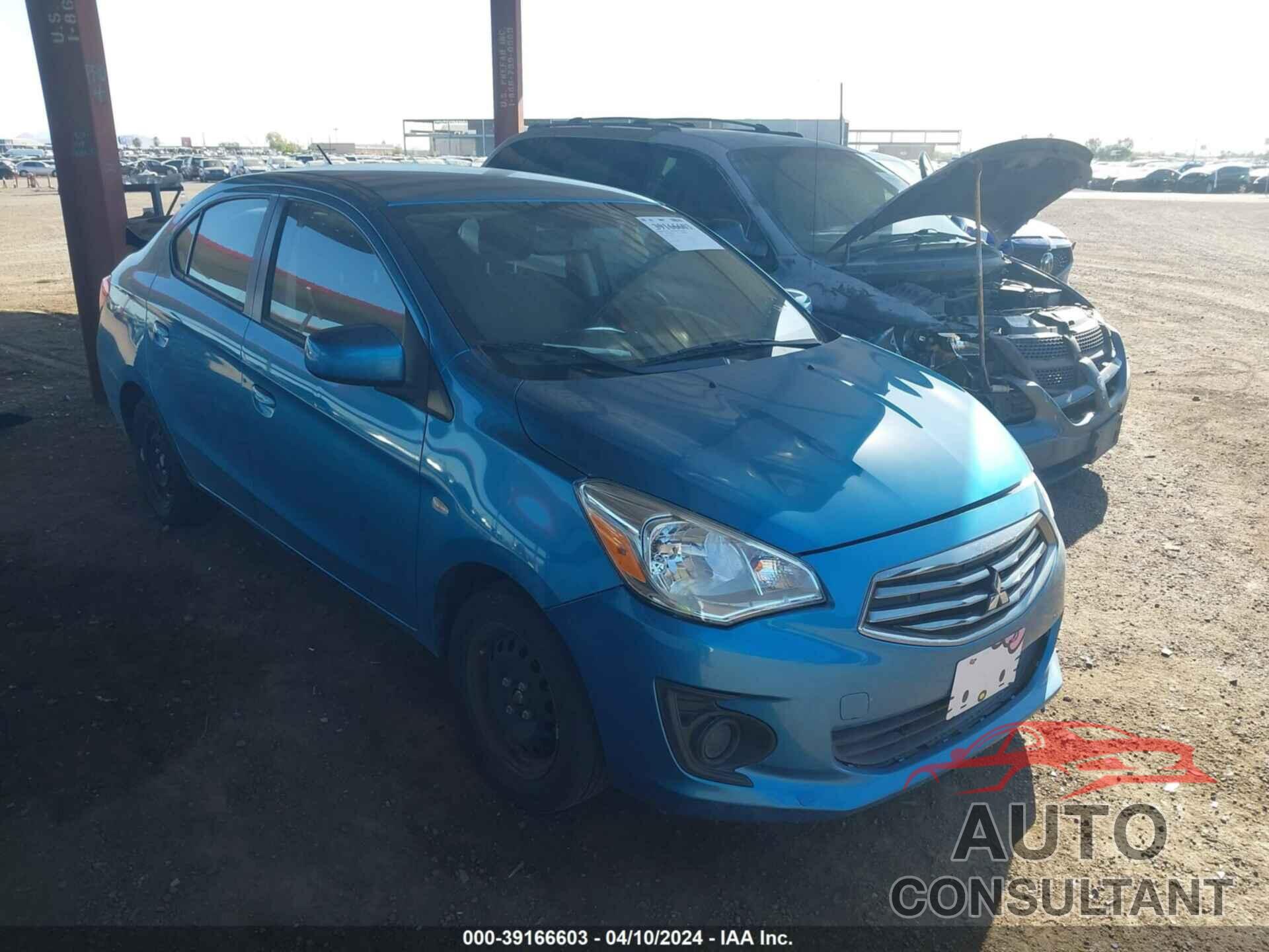 MITSUBISHI MIRAGE 2017 - ML32F3FJ5HHF12512