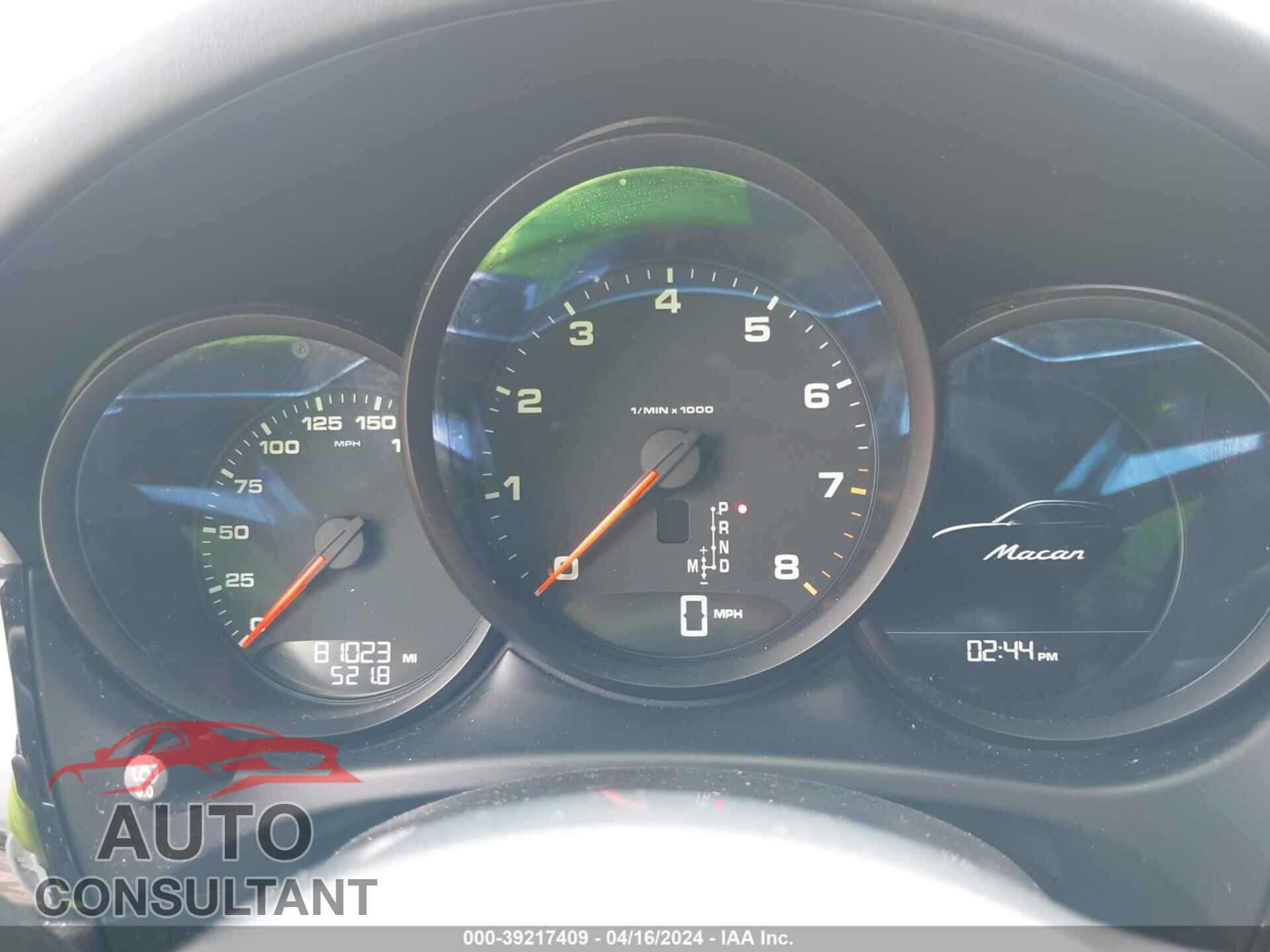 PORSCHE MACAN 2018 - WP1AA2A53JLB10949