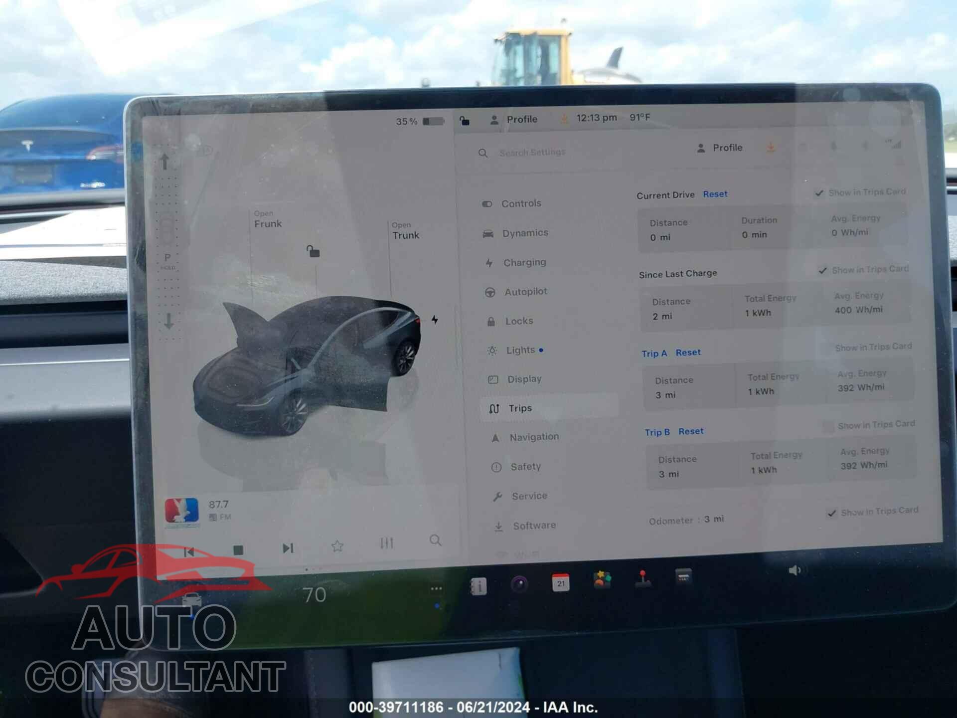 TESLA MODEL 3 2024 - 5YJ3E1EA5RF750658