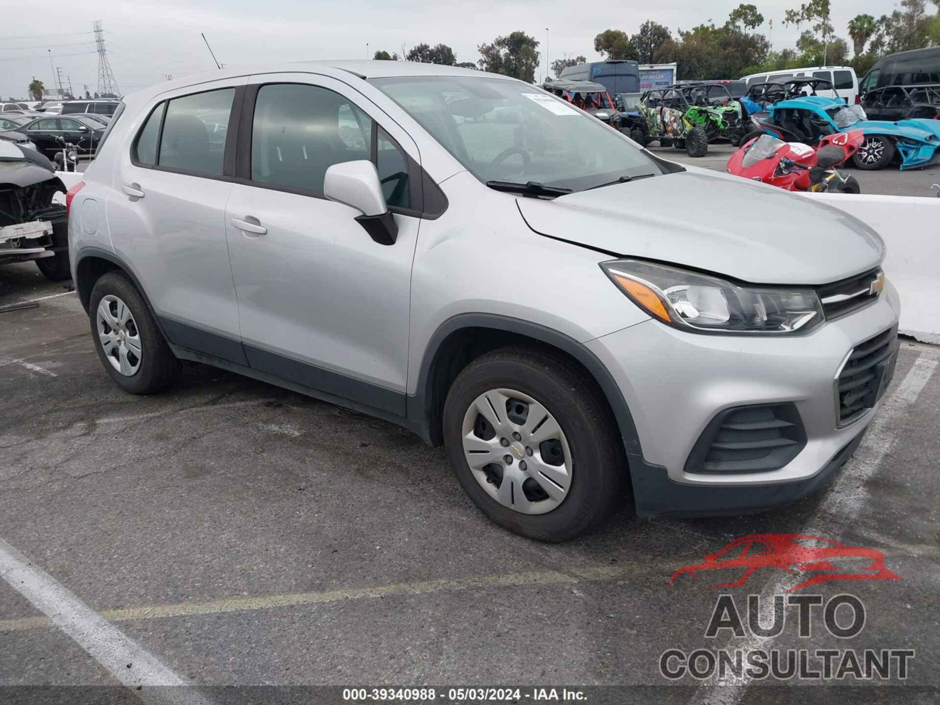 CHEVROLET TRAX 2017 - 3GNCJKSB2HL288100