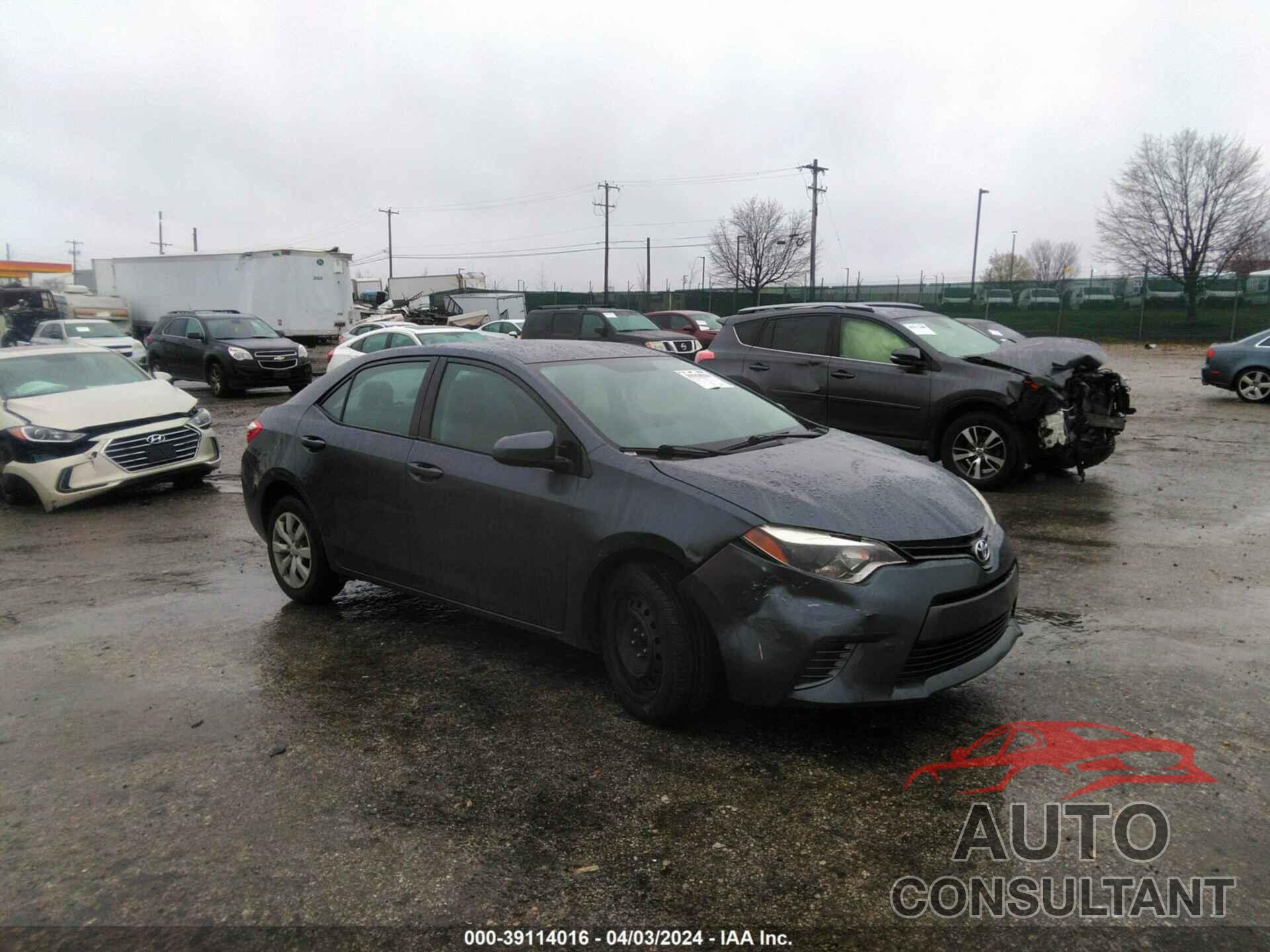 TOYOTA COROLLA 2016 - 2T1BURHE5GC646670