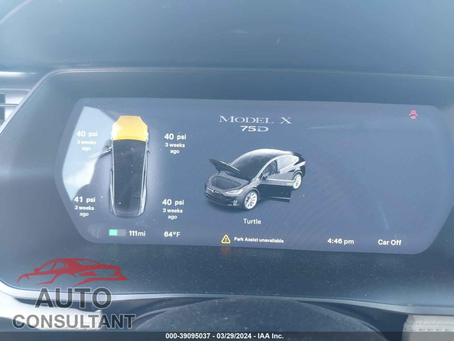 TESLA MODEL X 2018 - 5YJXCBE29JF103173