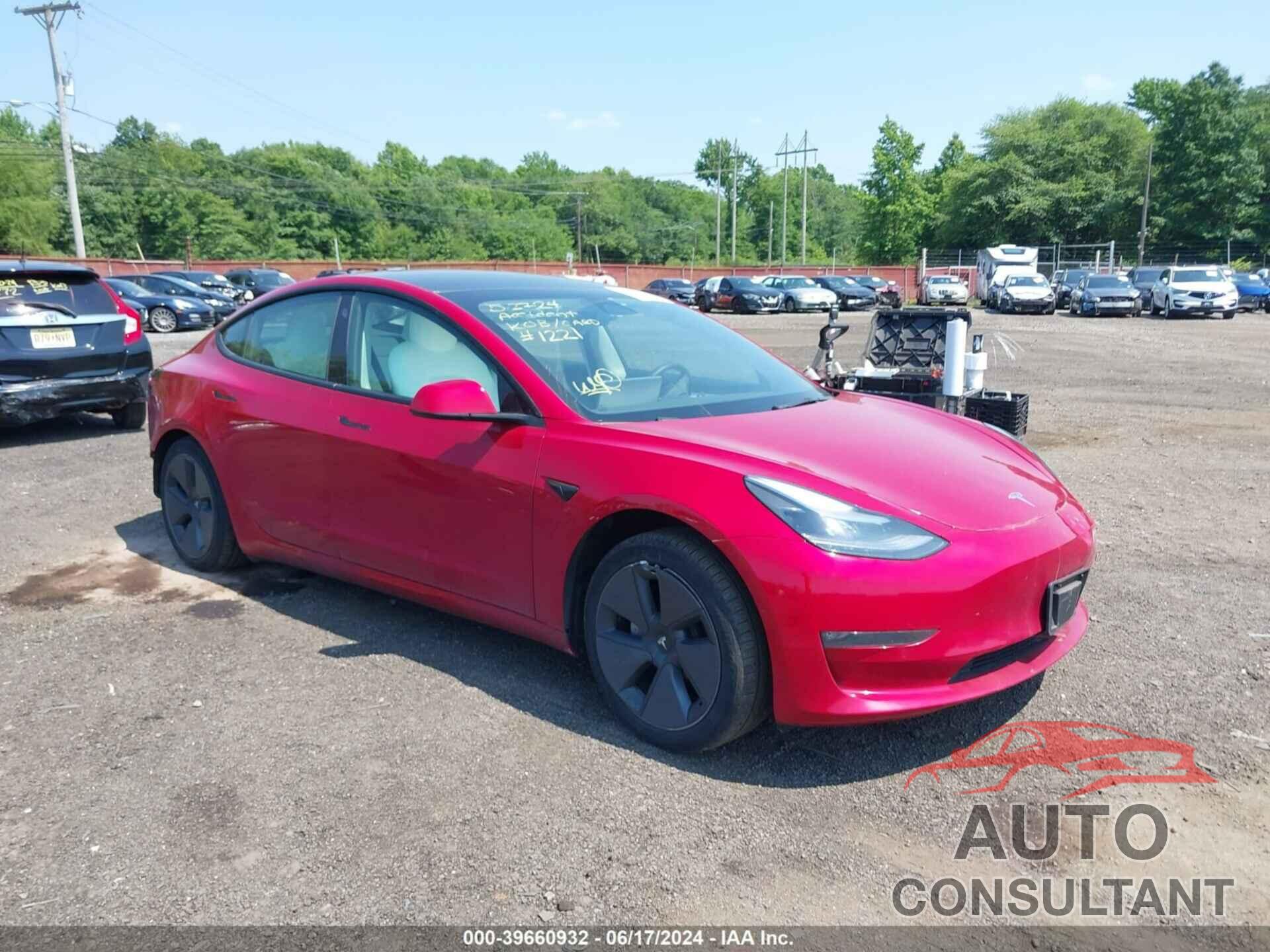 TESLA MODEL 3 2022 - 5YJ3E1EB8NF231221