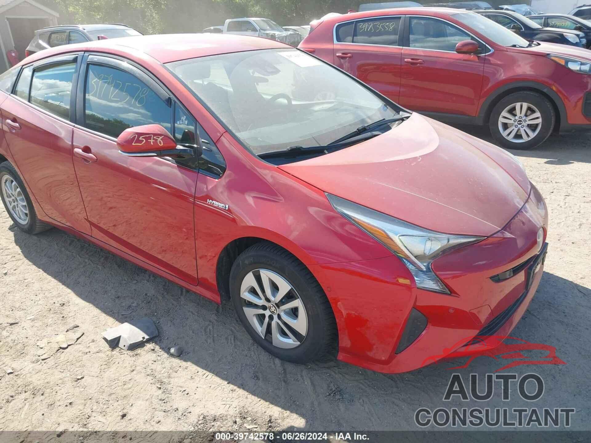 TOYOTA PRIUS 2017 - JTDKARFU5H3053906