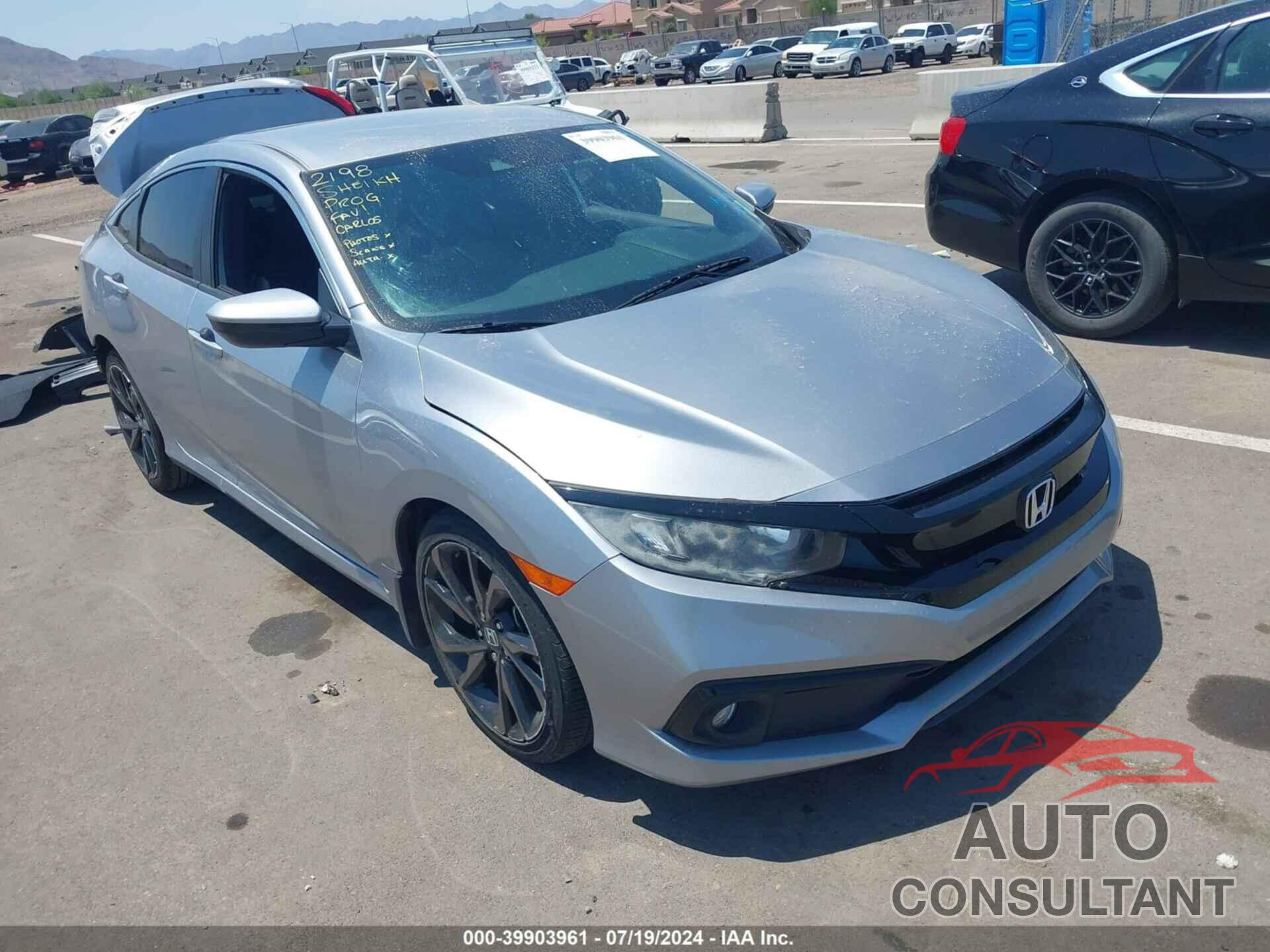 HONDA CIVIC 2019 - 19XFC2F86KE050230
