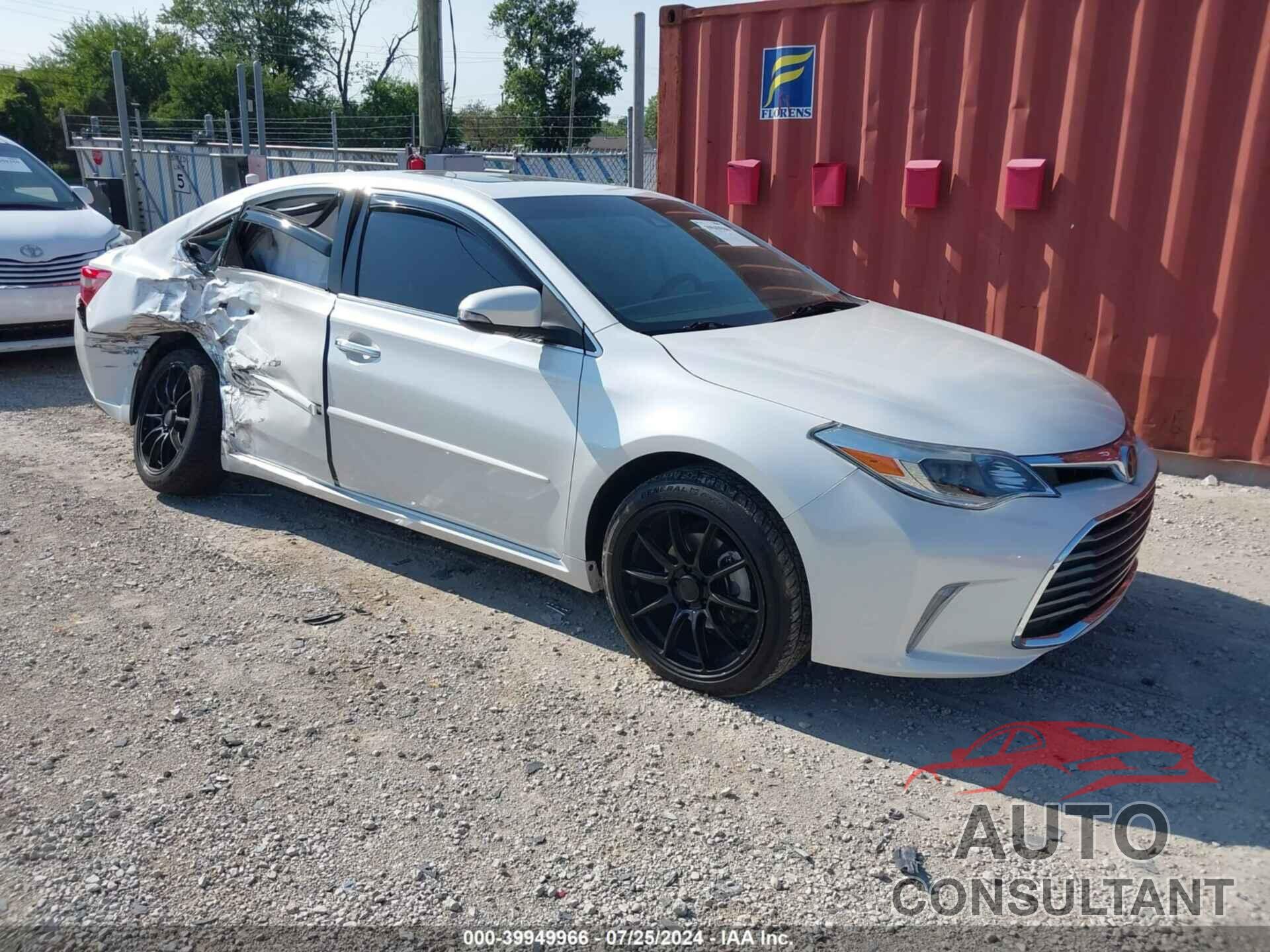 TOYOTA AVALON 2017 - 4T1BK1EBXHU264376