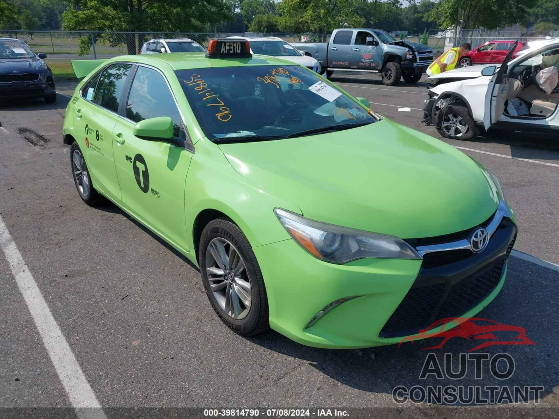 TOYOTA CAMRY 2017 - 4T1BF1FK4HU618038