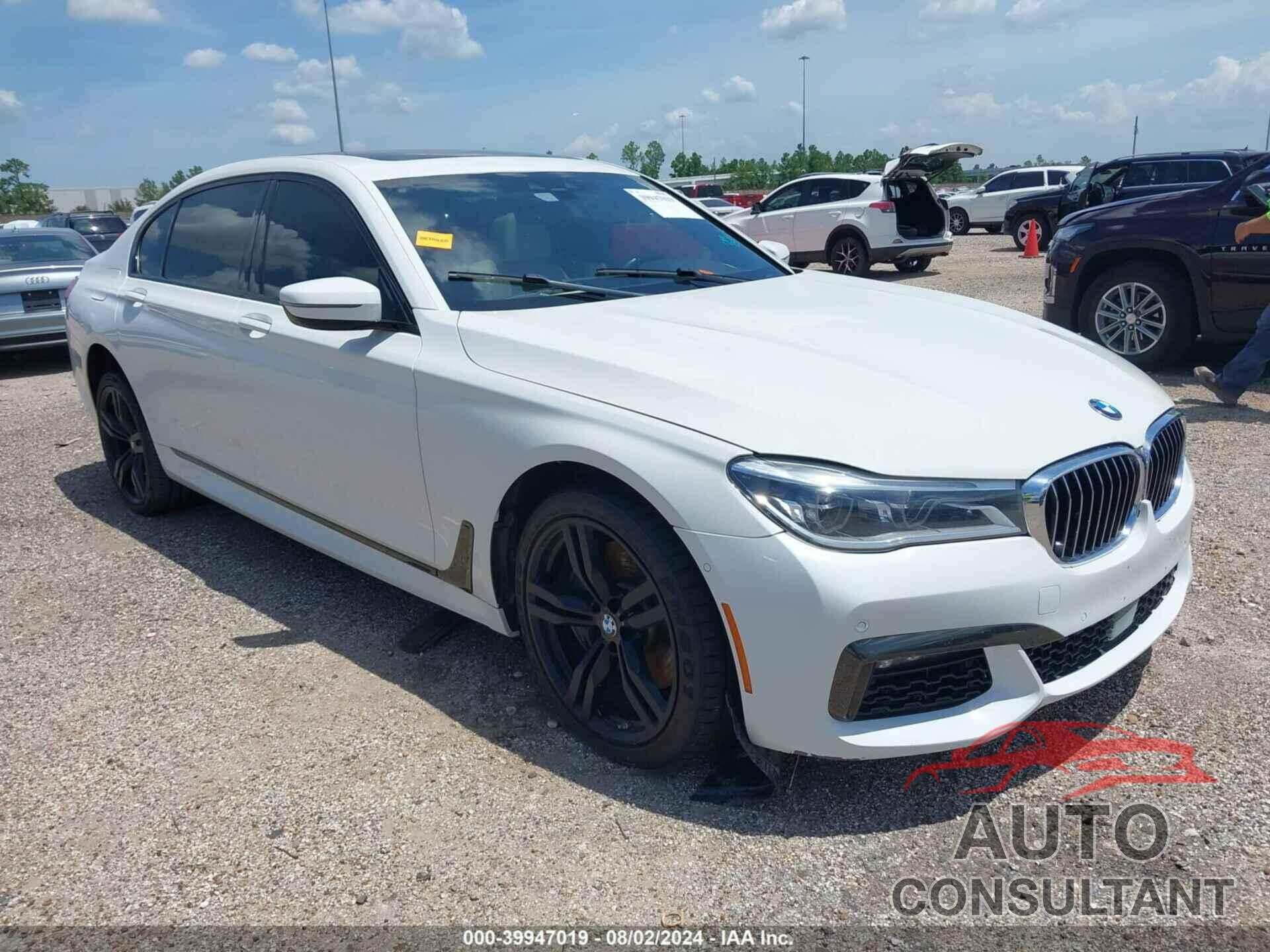 BMW 750I 2016 - WBA7F2C51GG419375