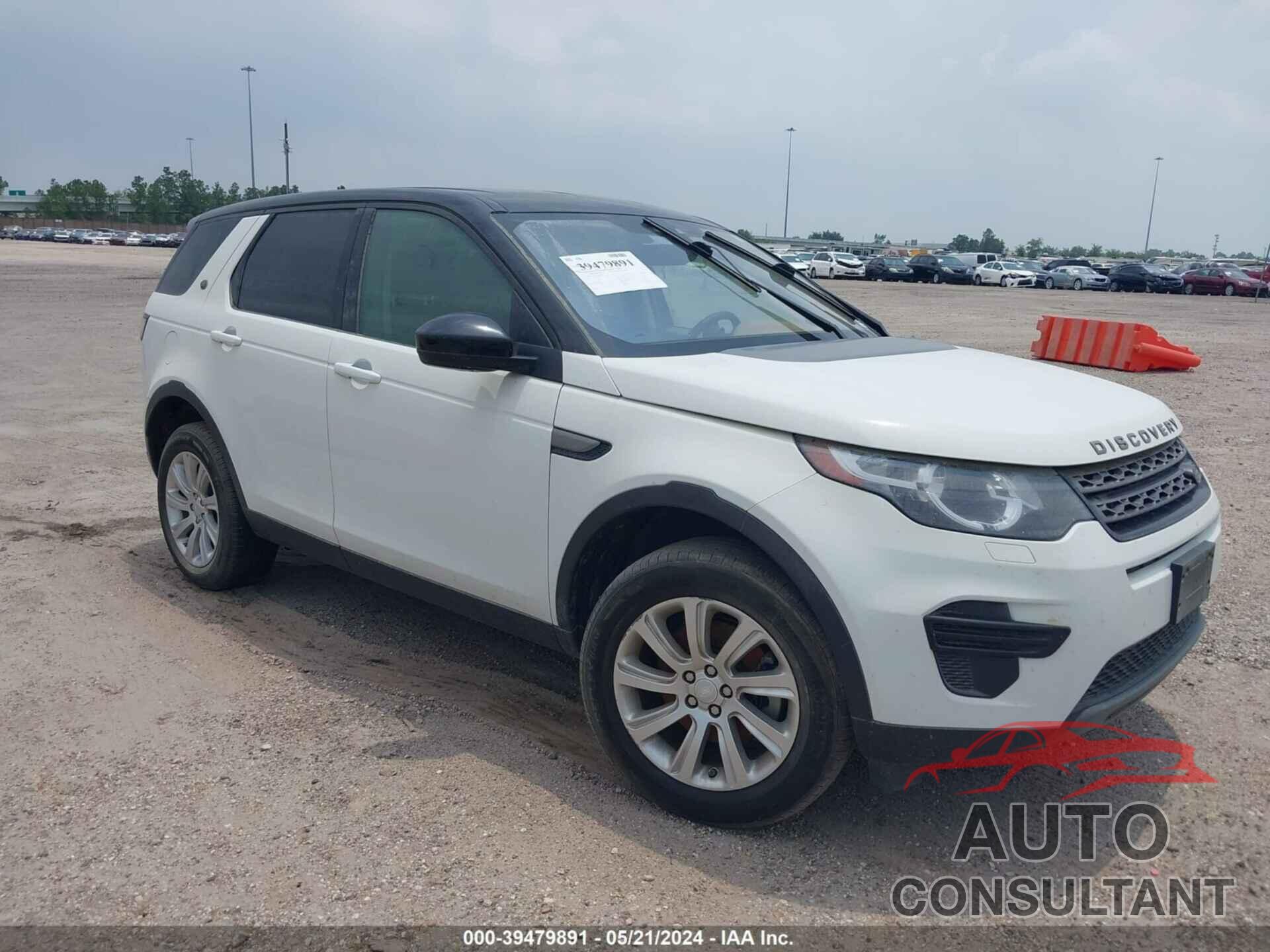 LAND ROVER DISCOVERY SPORT 2019 - SALCP2FX6KH818418